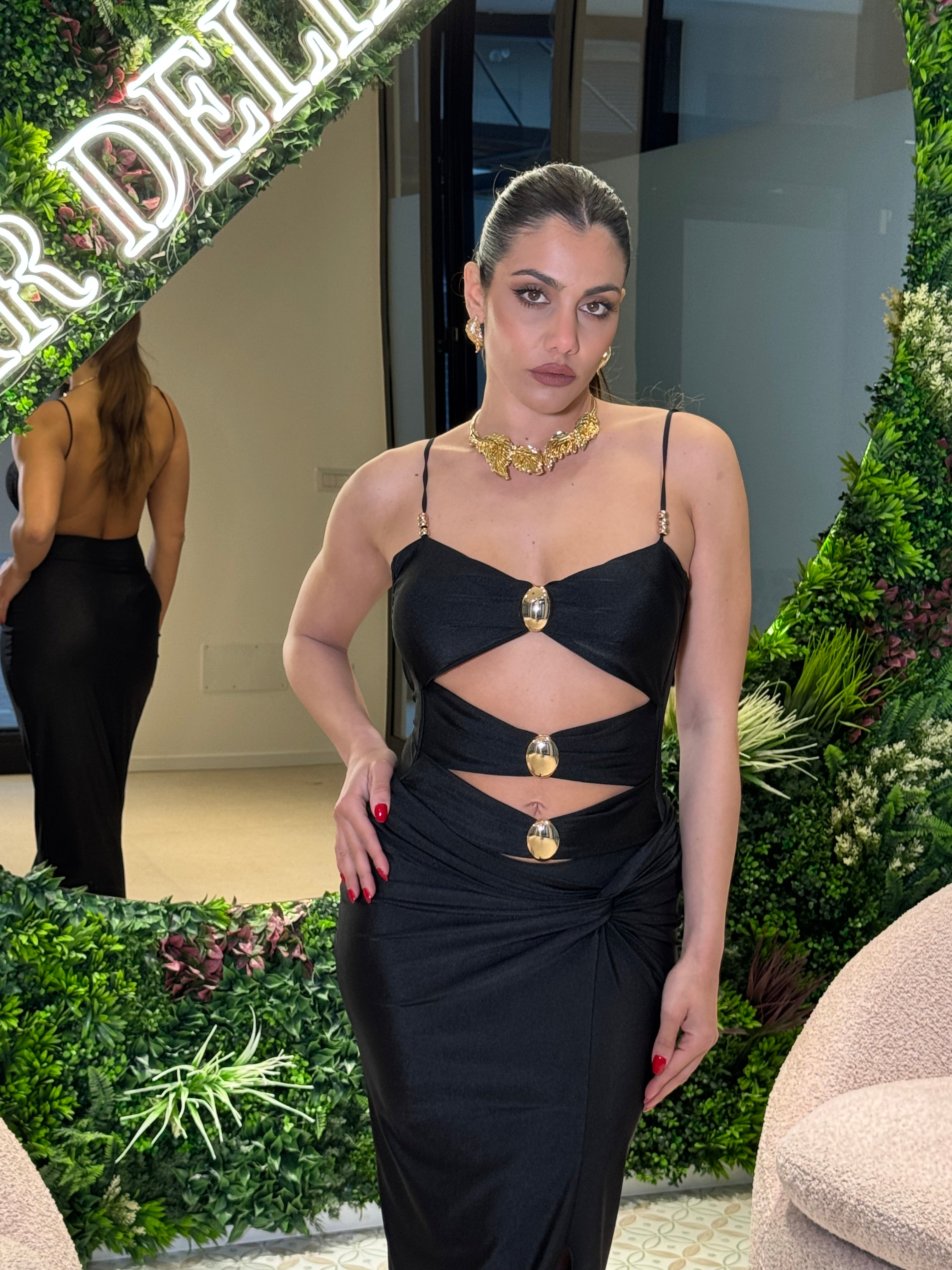 Bikini con dettagli gold