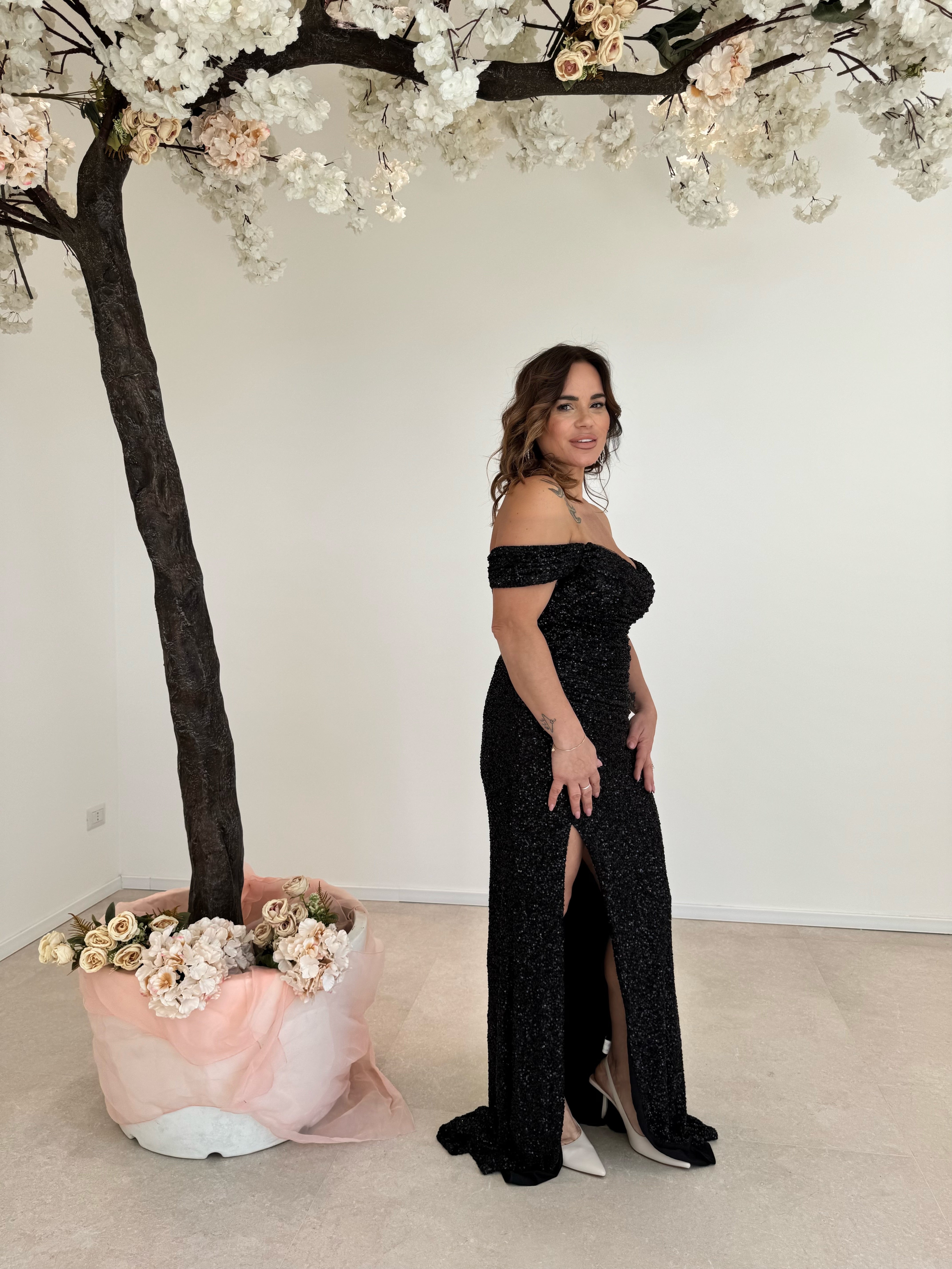 Abito da cerimonia paillettes