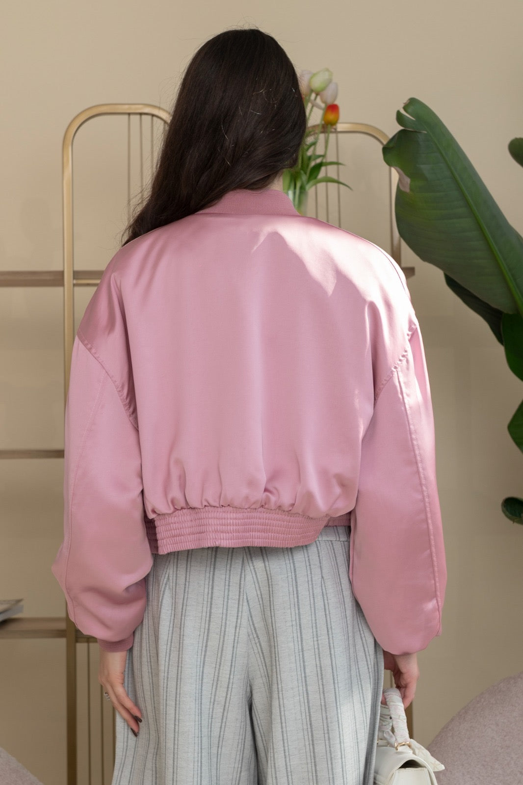 Bomber in raso by Lumina