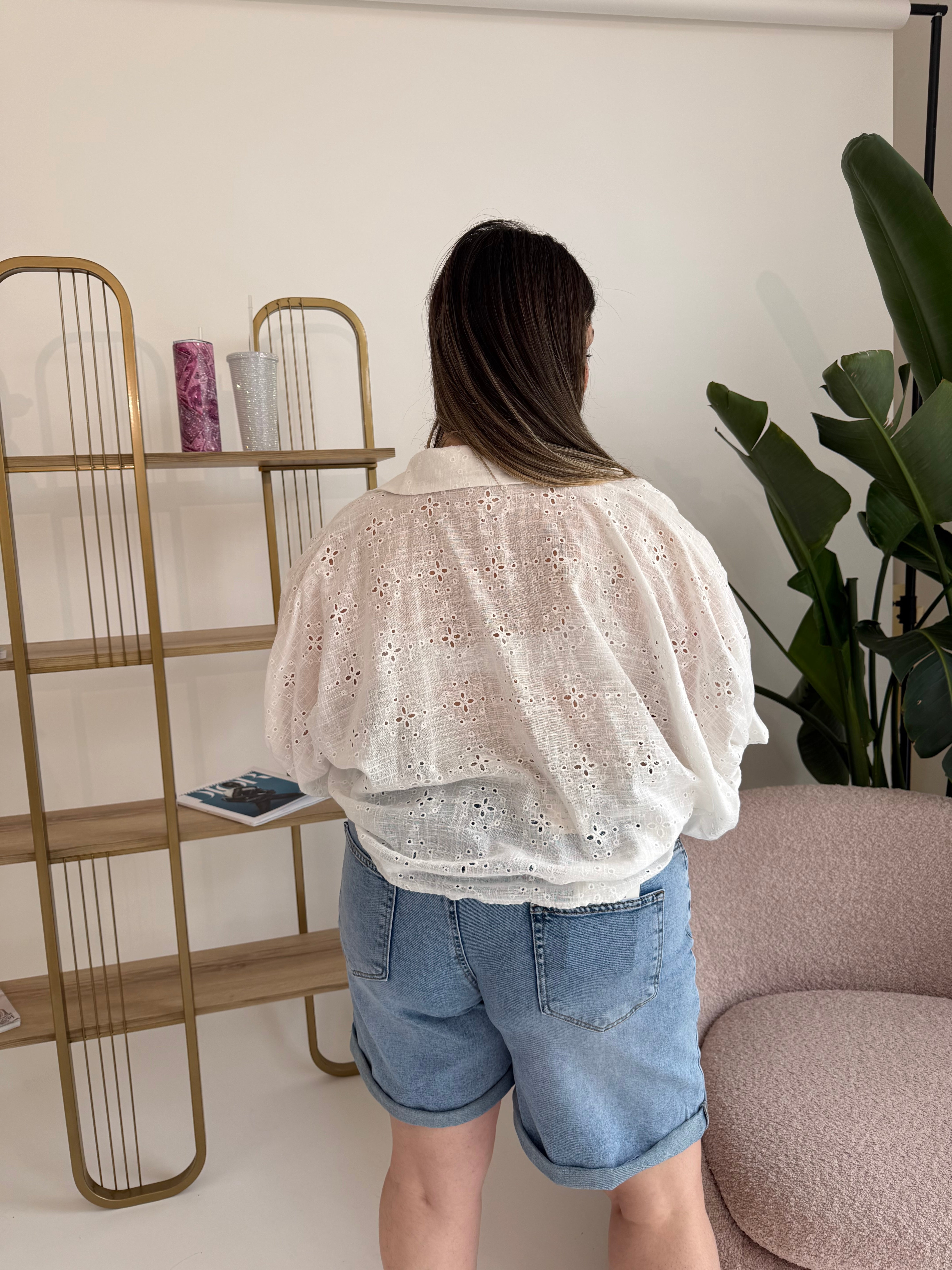 Camicia San gallo stella curvy