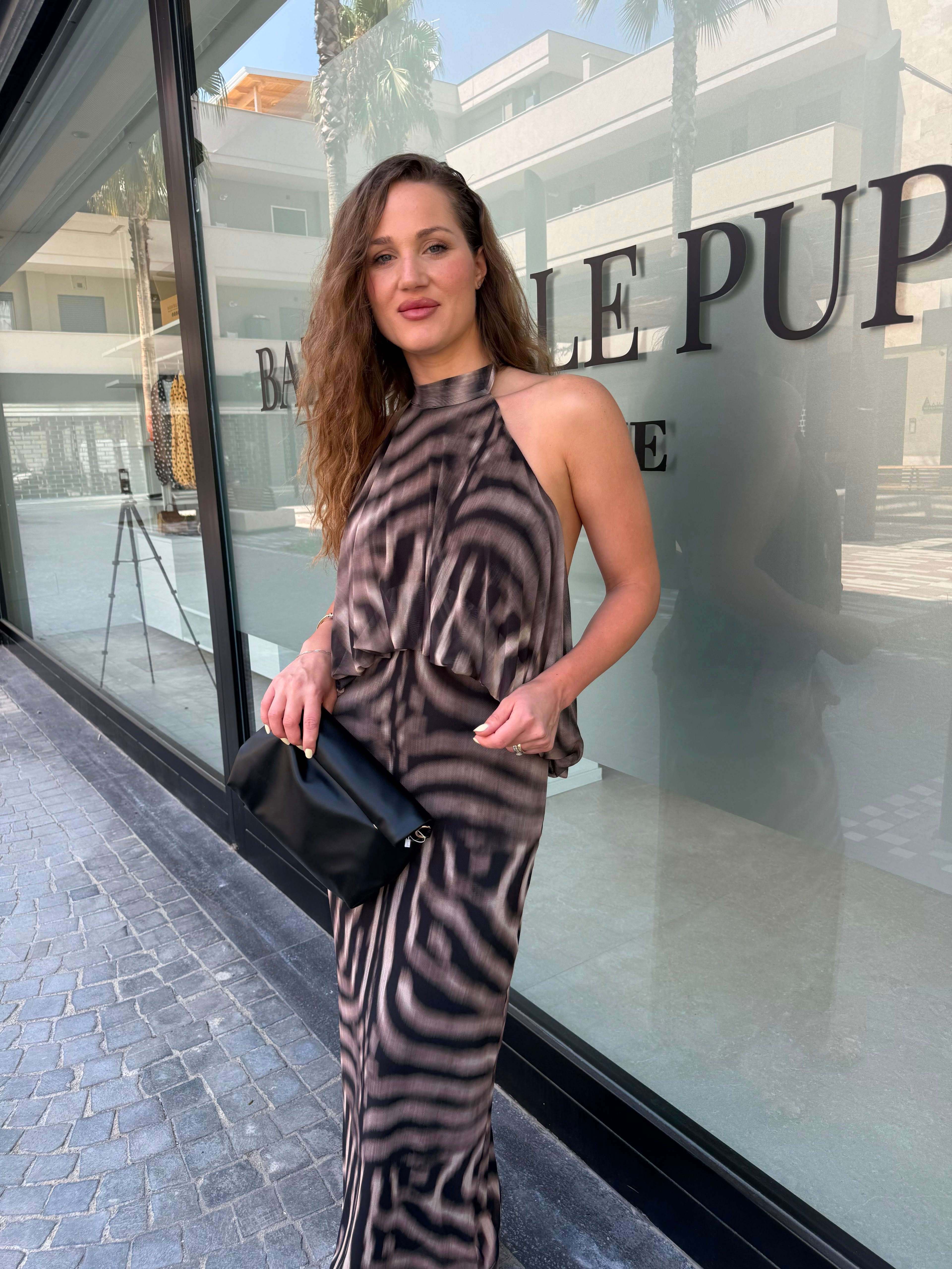 Abito in tulle zebrato by Lumina