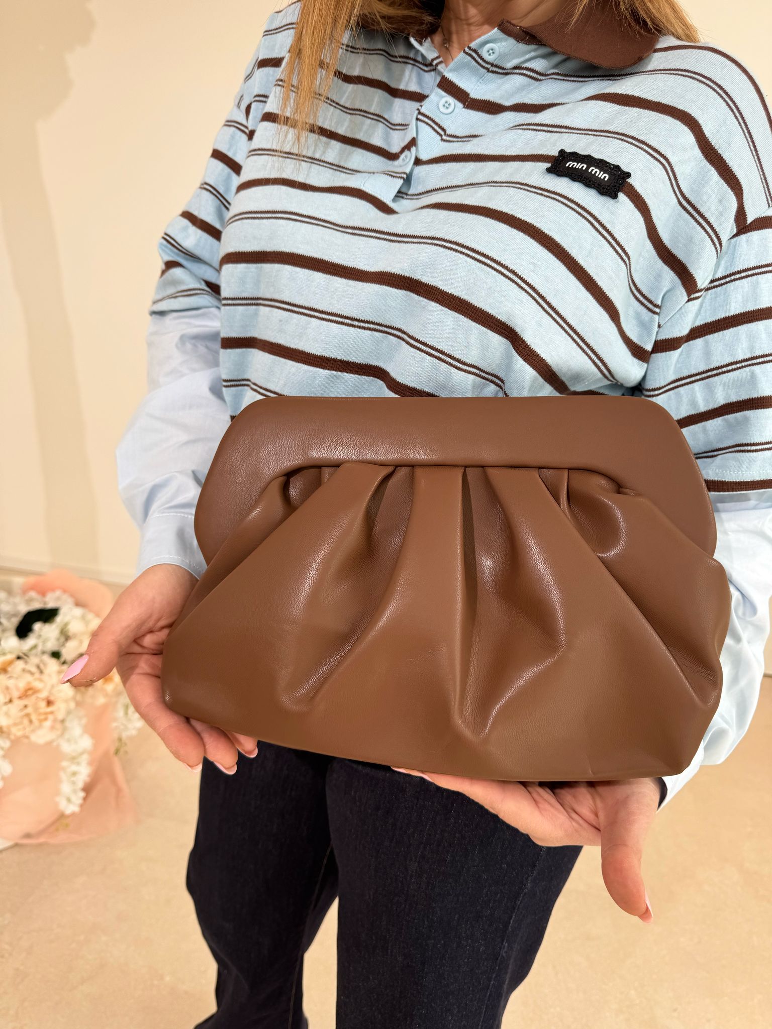 Borsa a mano ecopelle