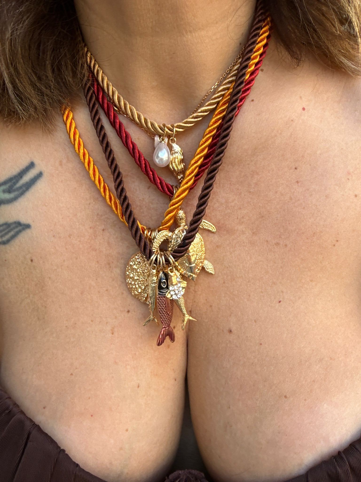 Set collana con ciondoli