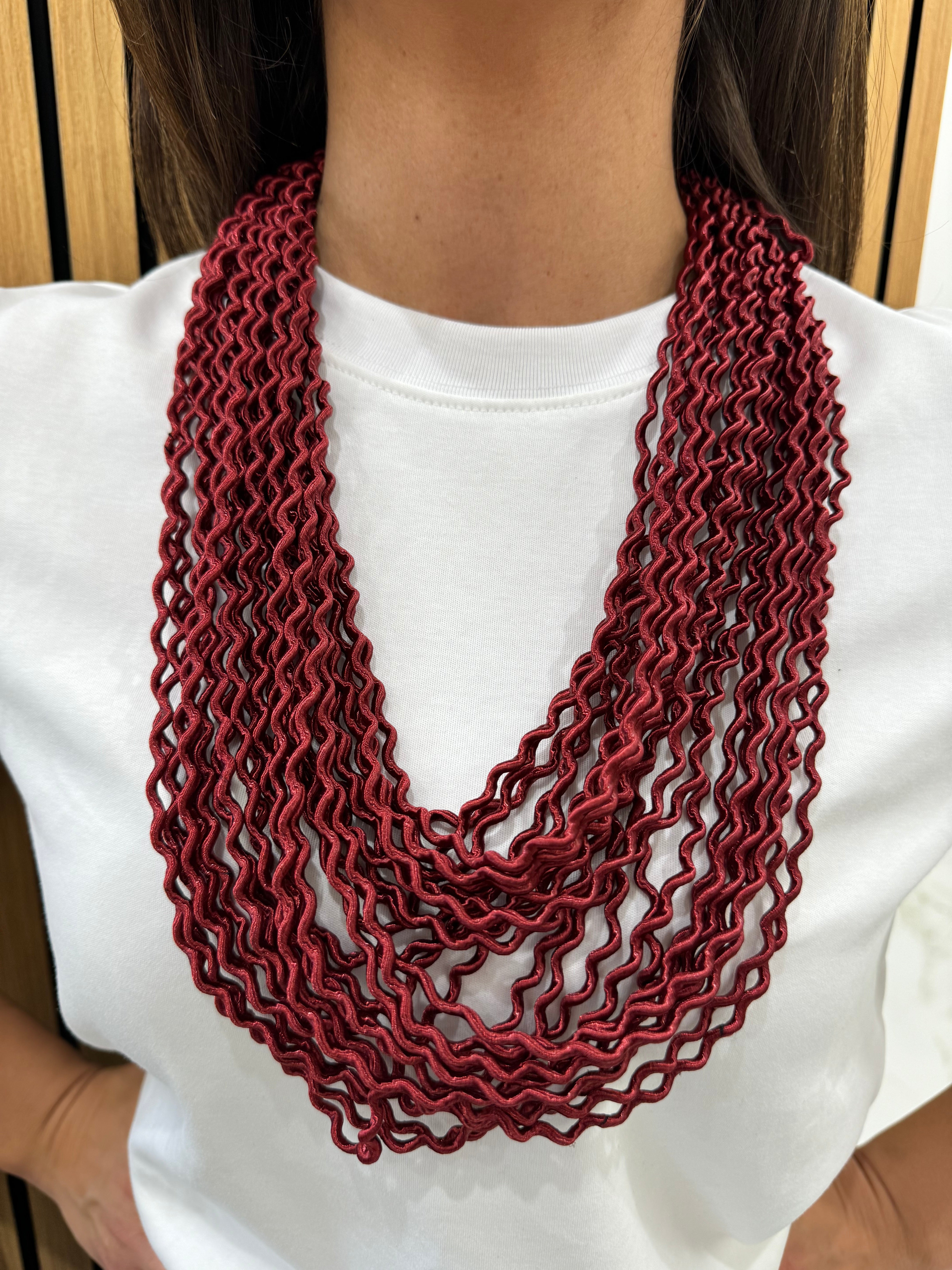 Collana zig zag