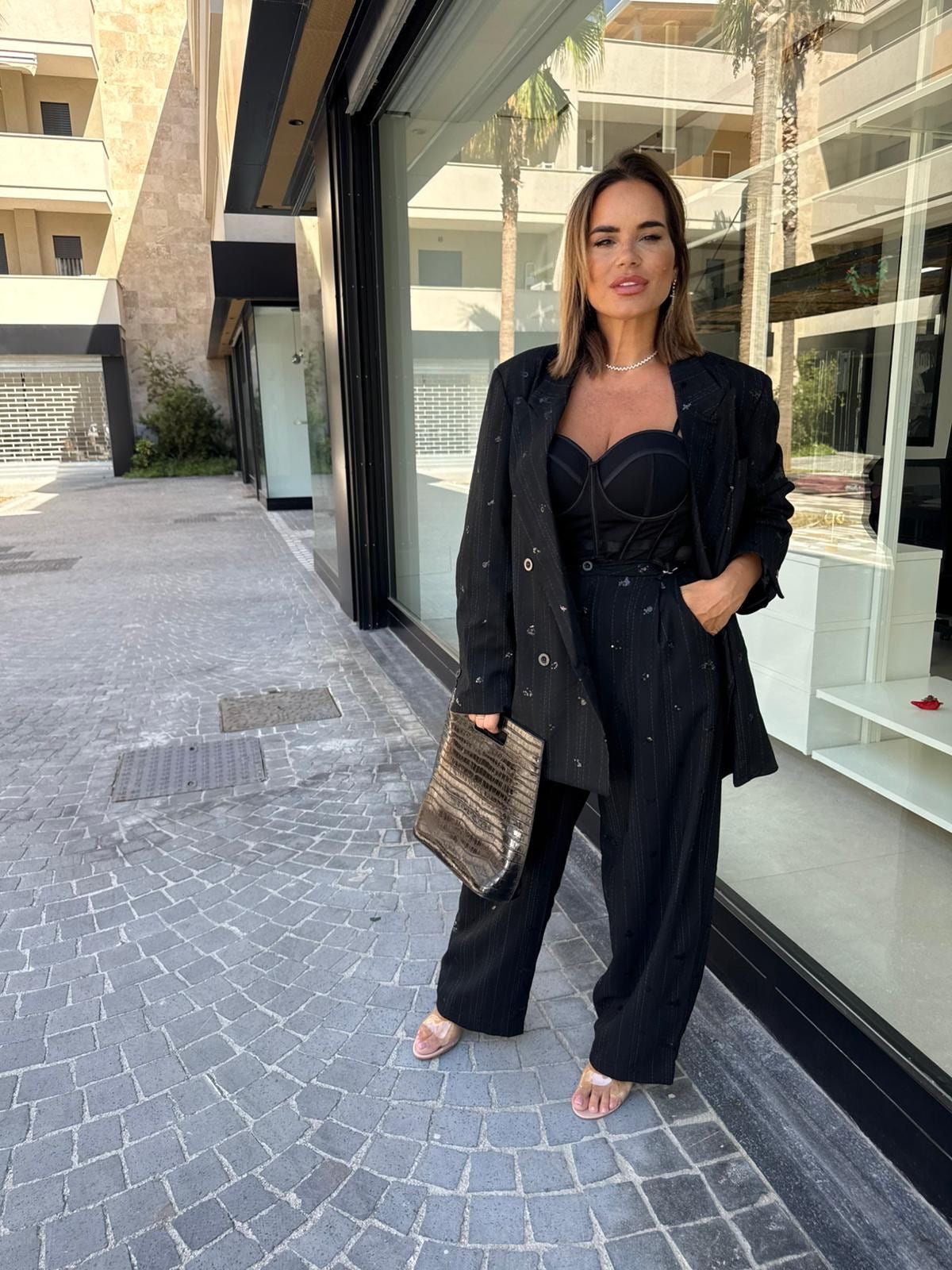 Tailleur strass by Lumima