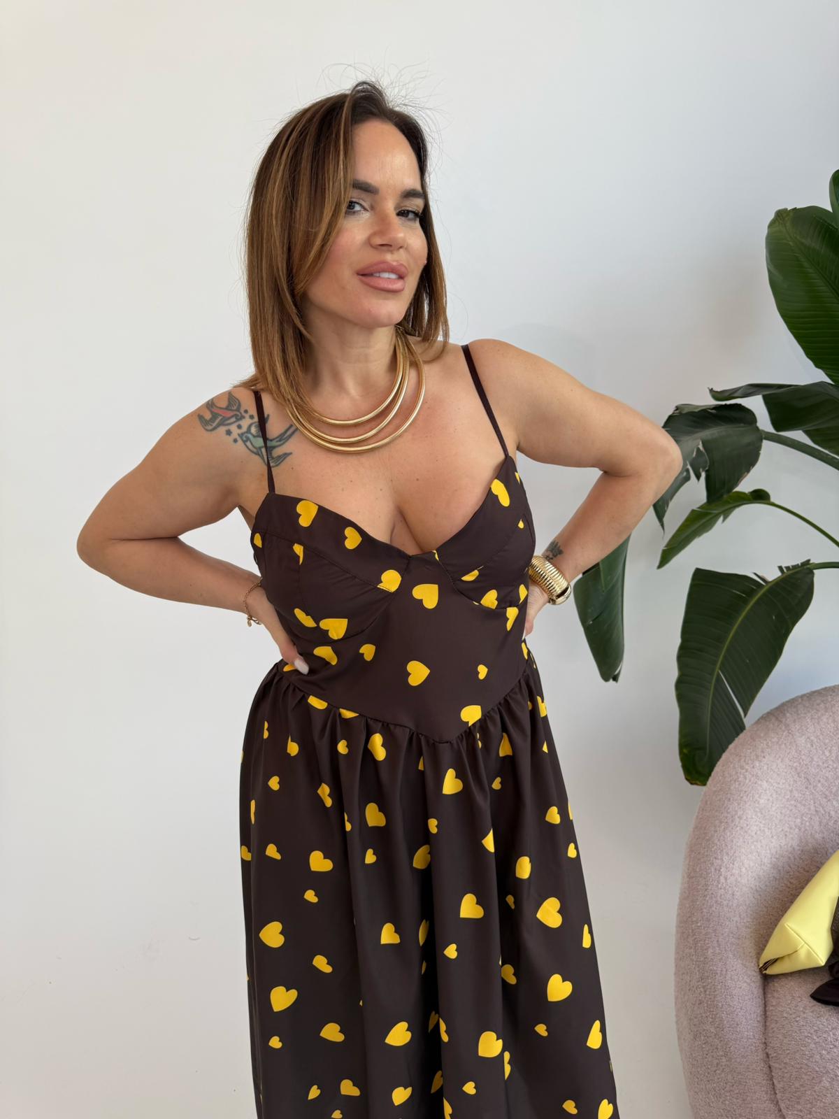 Abito cuori curvy