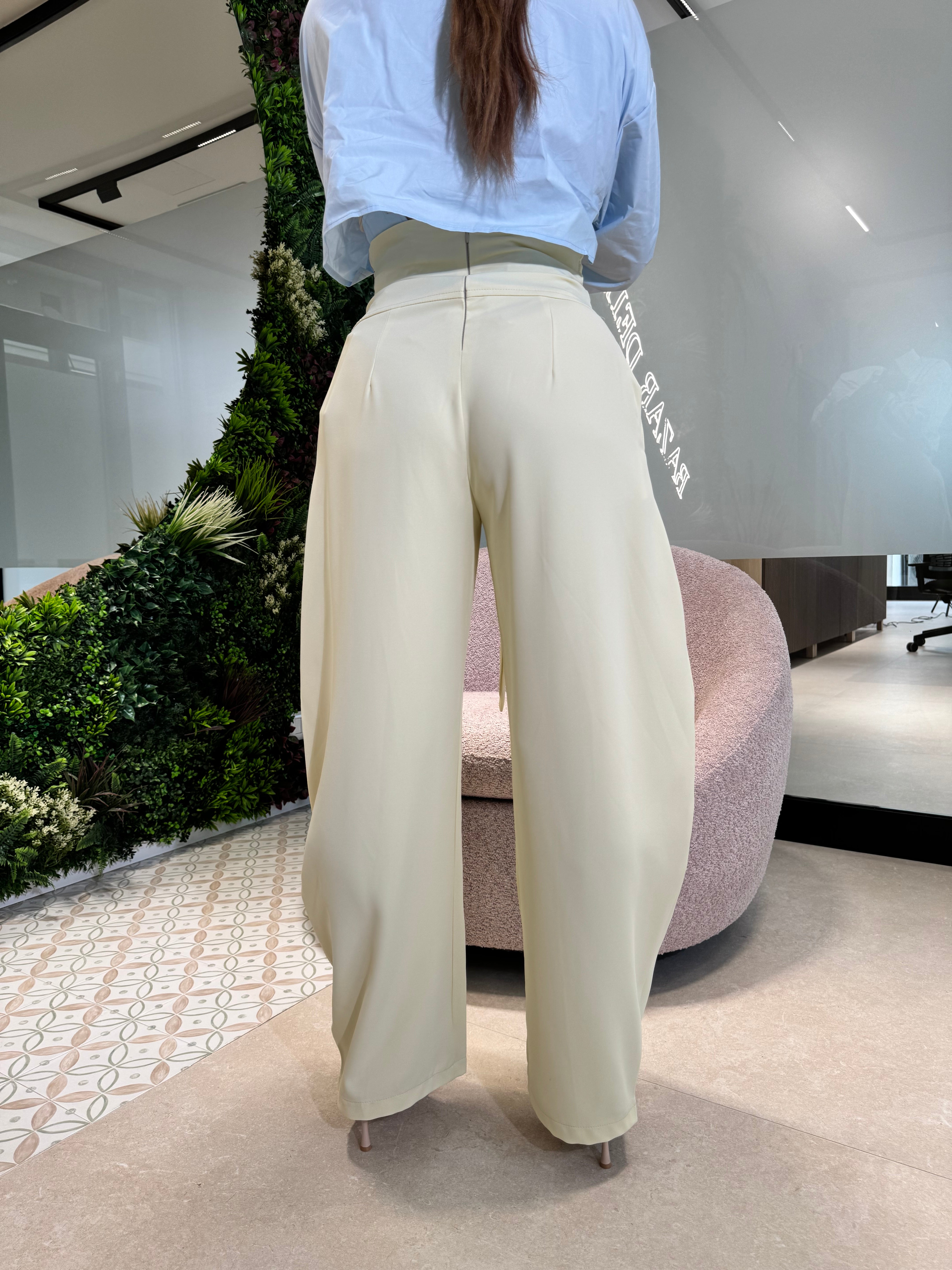 Pantalone ballon fiocco