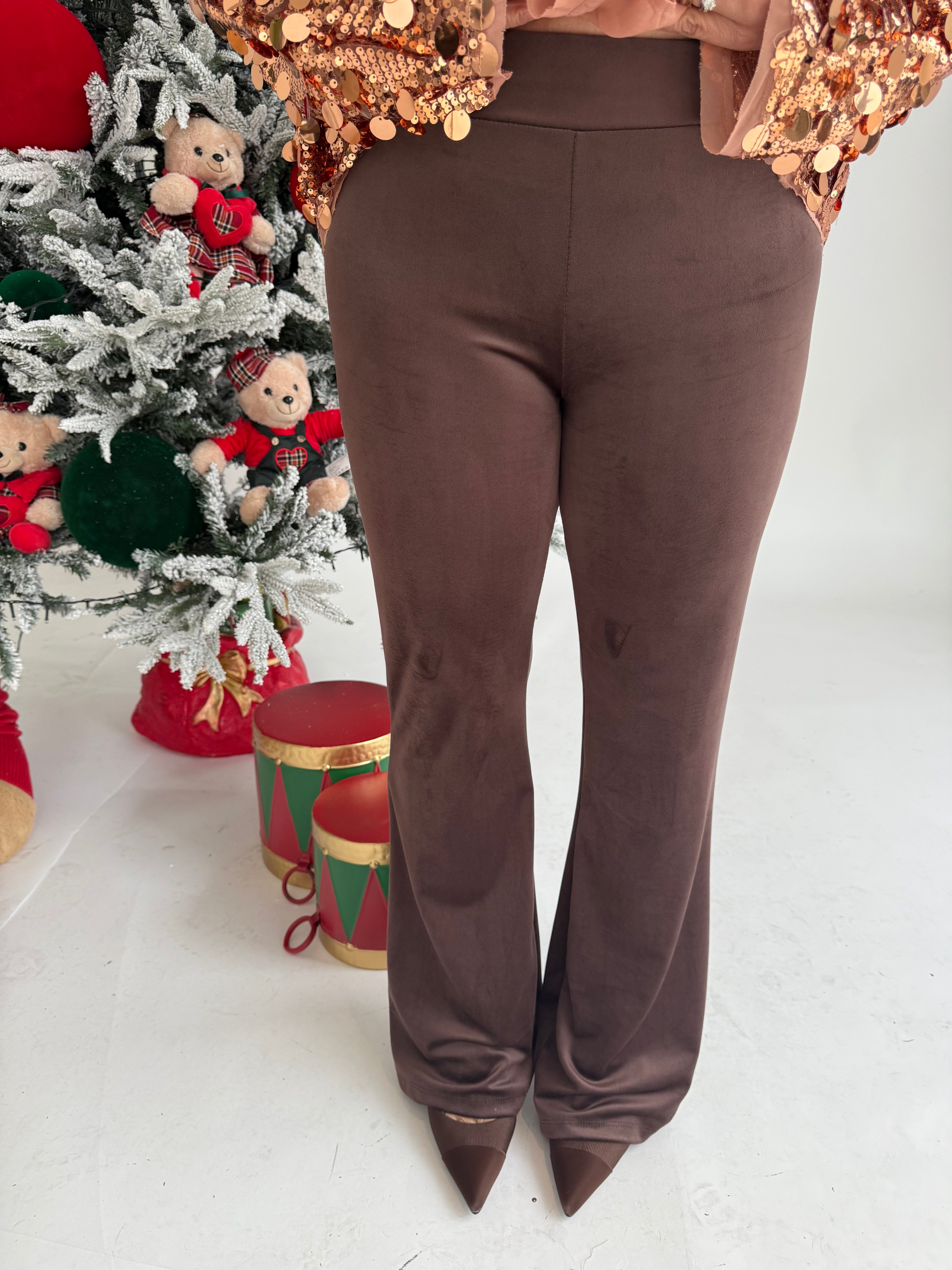 Pantalone in velluto curvy