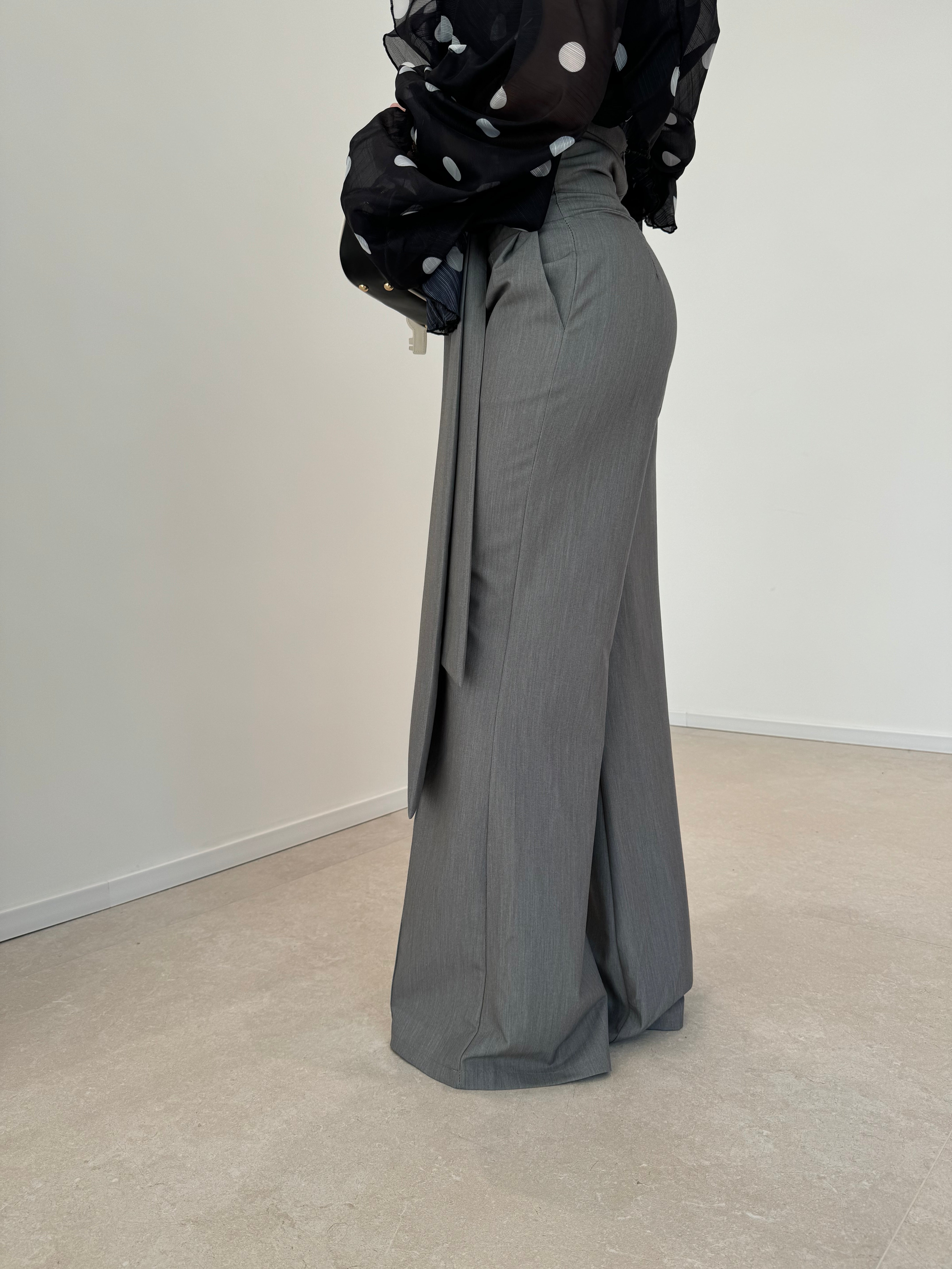 Pantalone fiocco palazzo