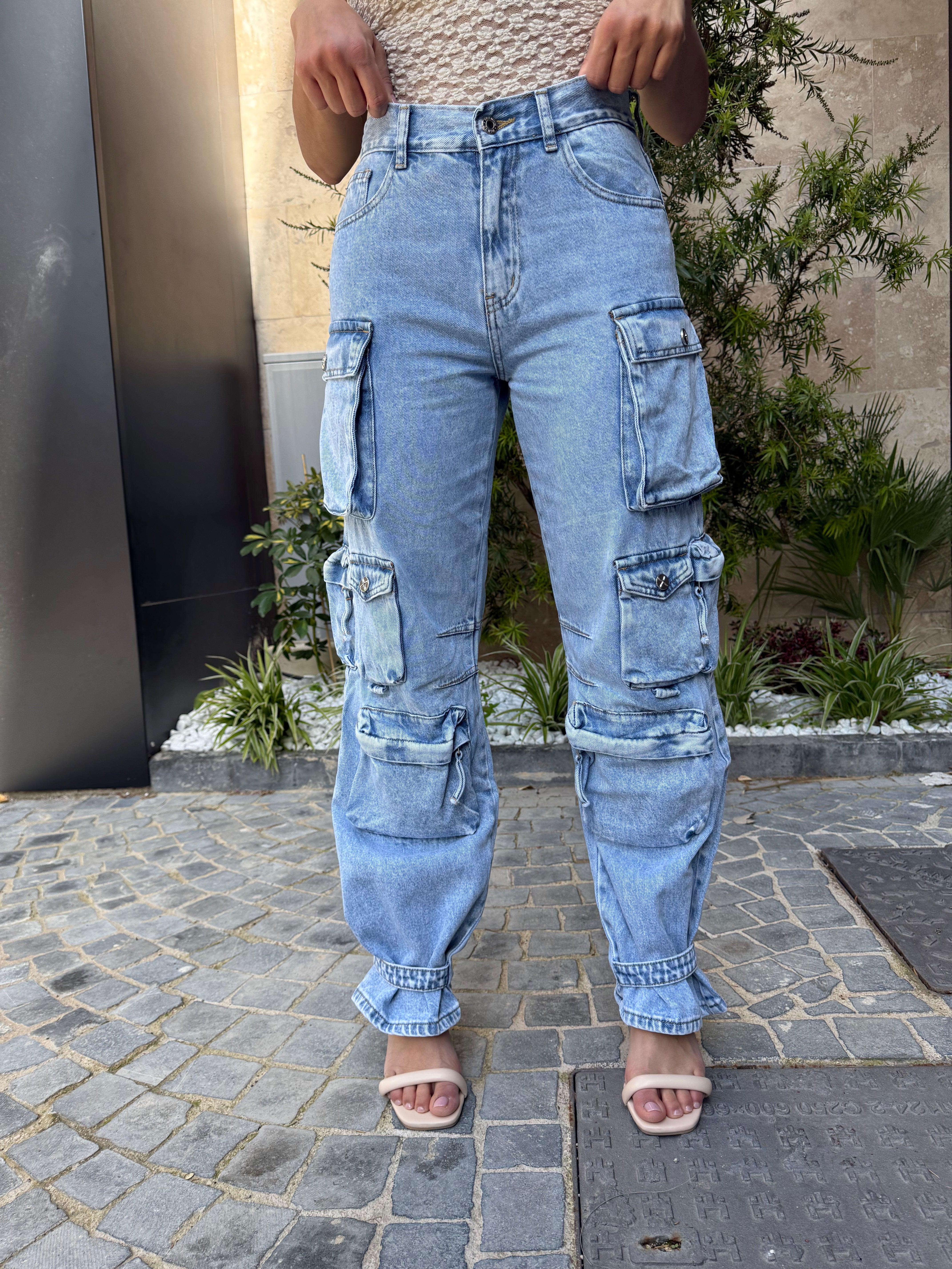 Jeans cargo utility