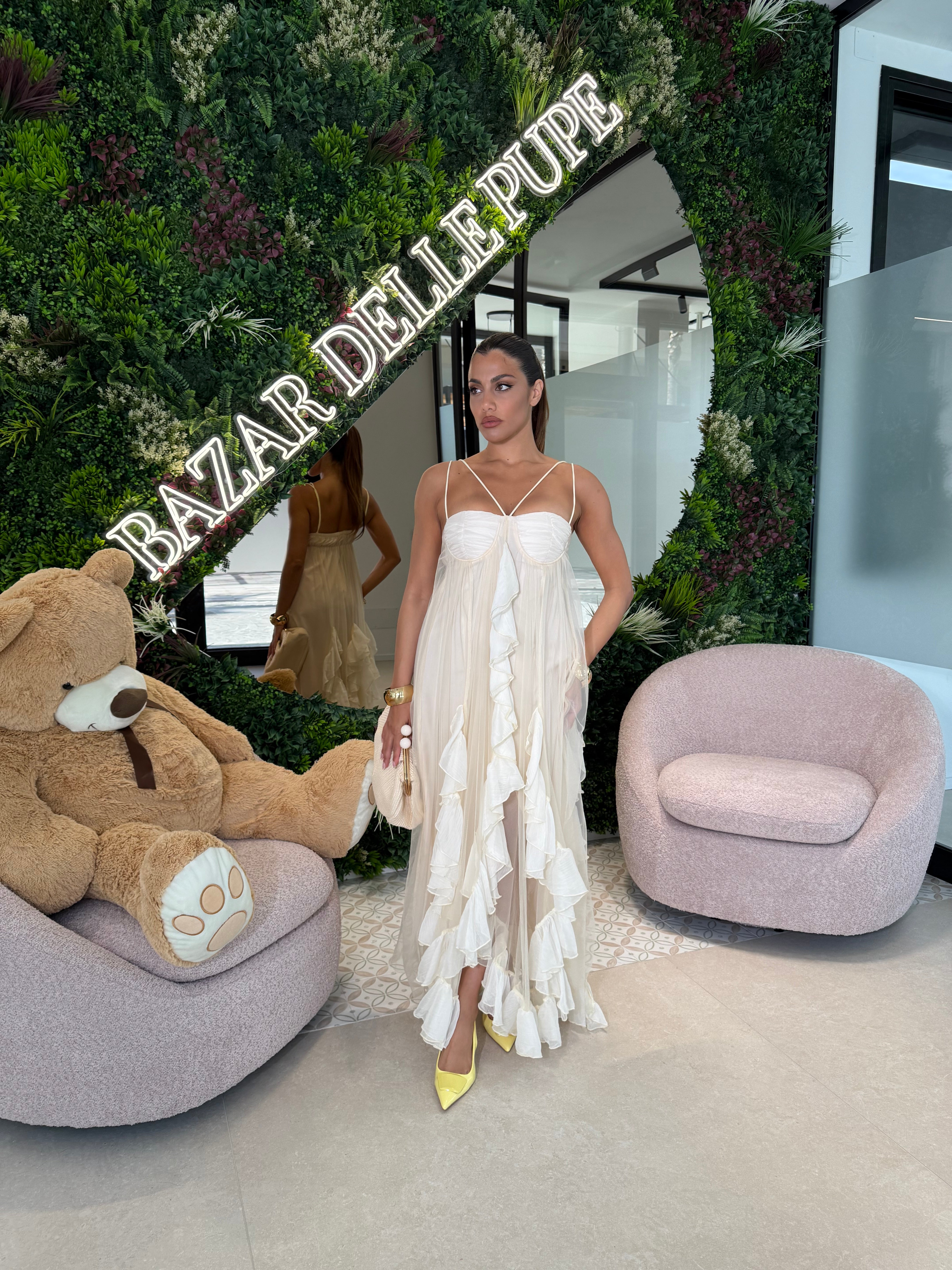 Abito in tulle con bustino