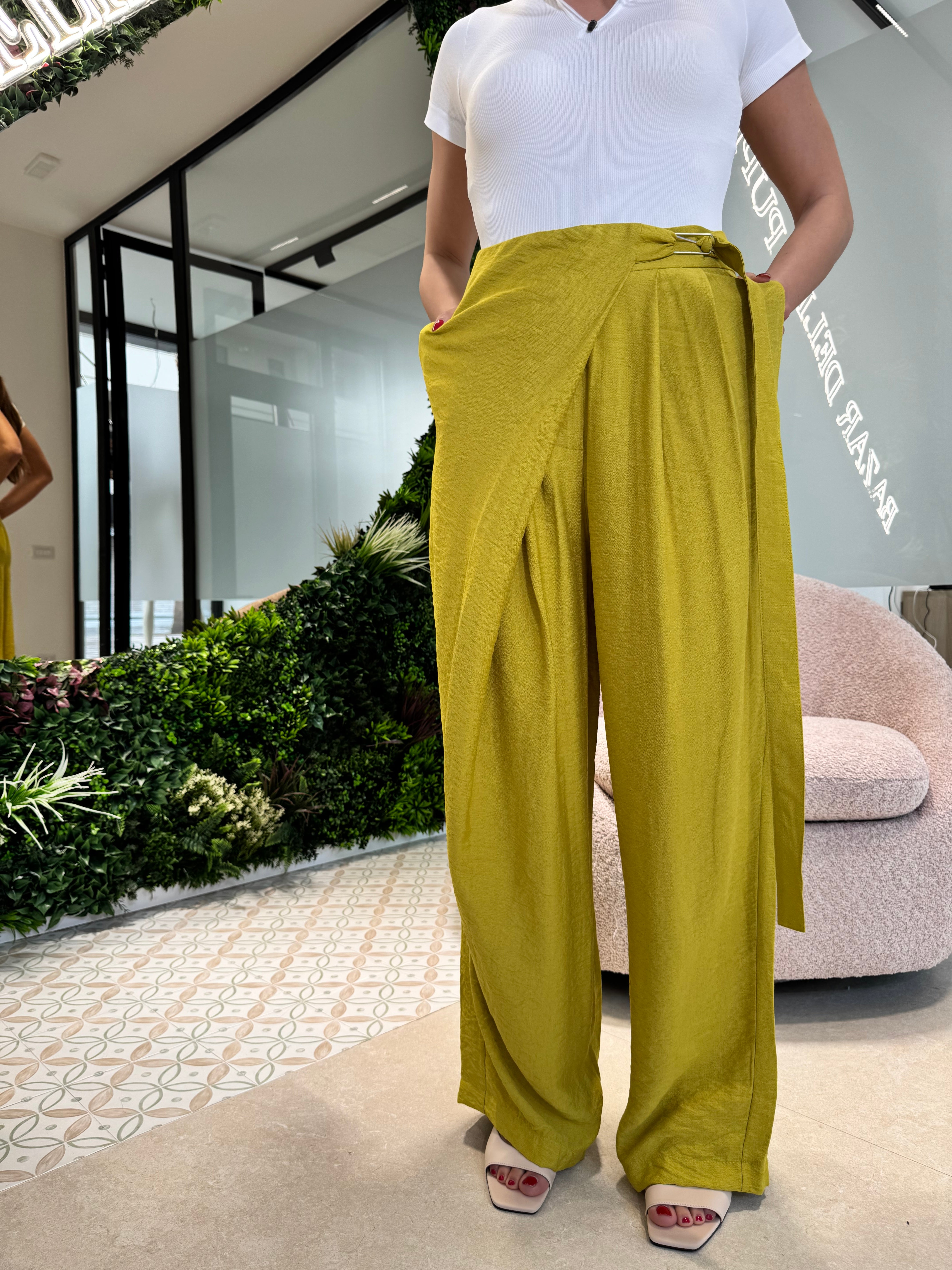 Pantalone lino Lumina