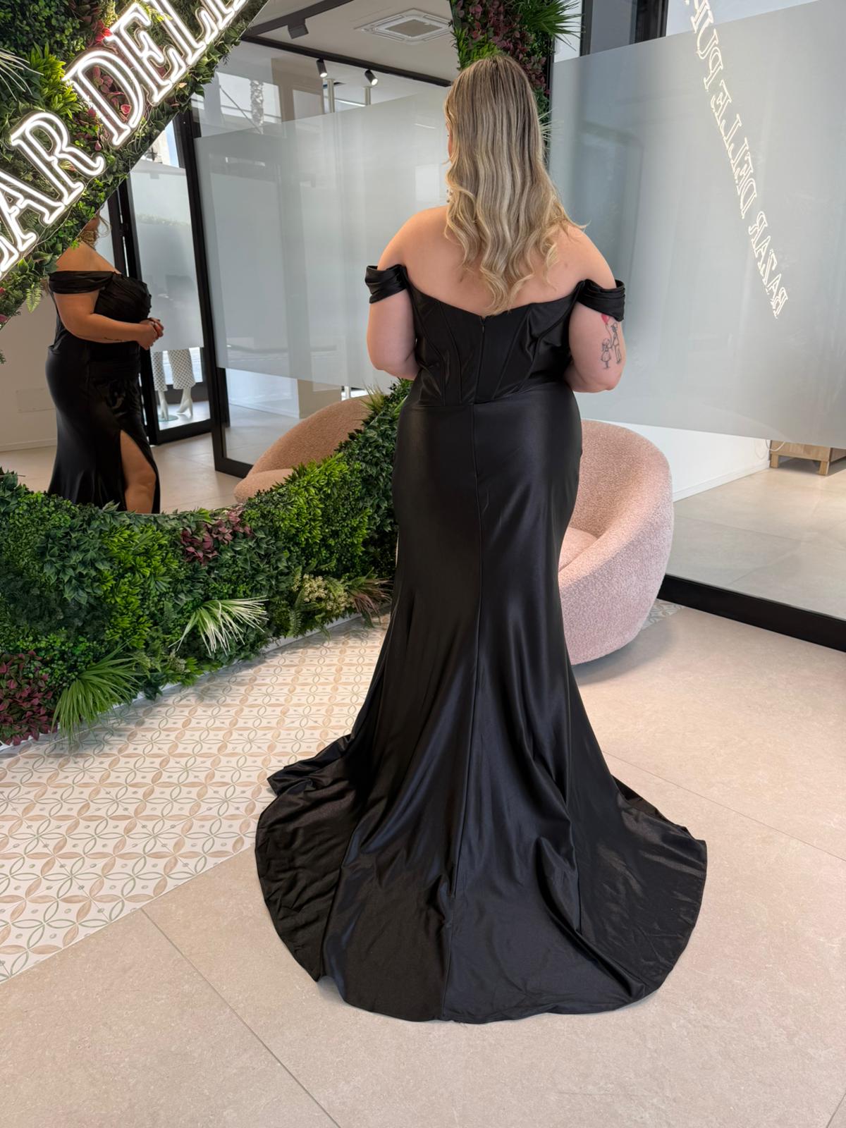 Abito cerimonia sirena curvy