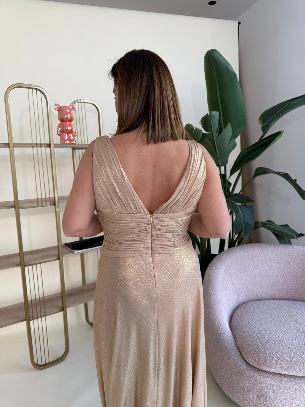 Abito da cerimonia lurex curvy