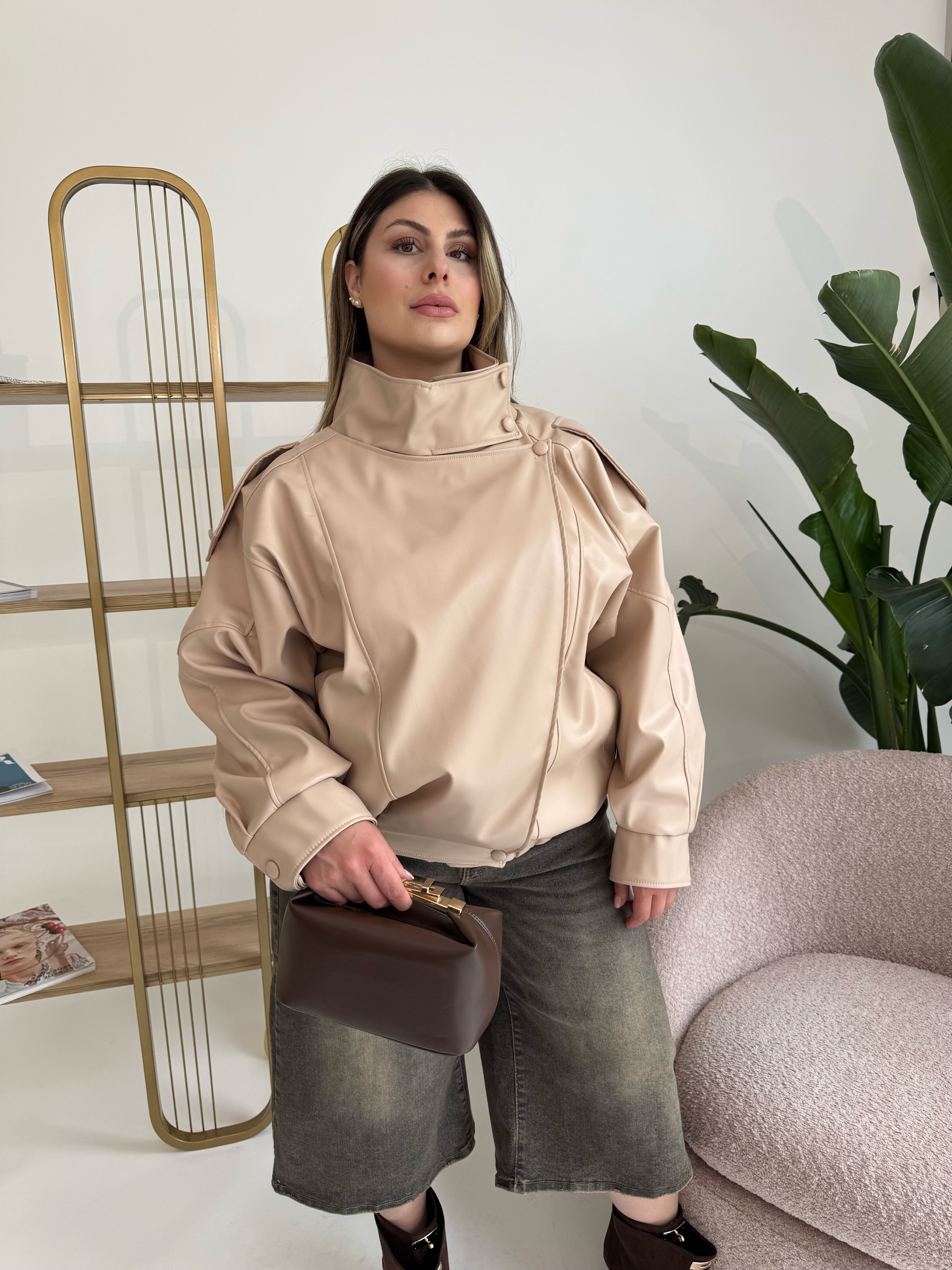 Chiodo bomber Zarah curvy