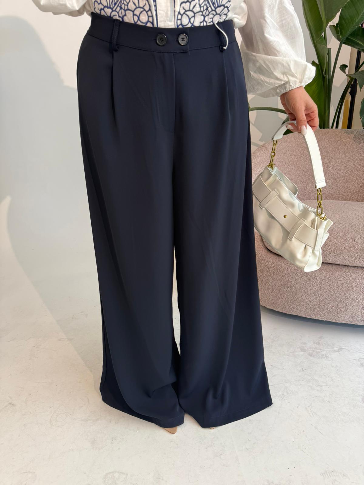 Pantalone palazzo curvy