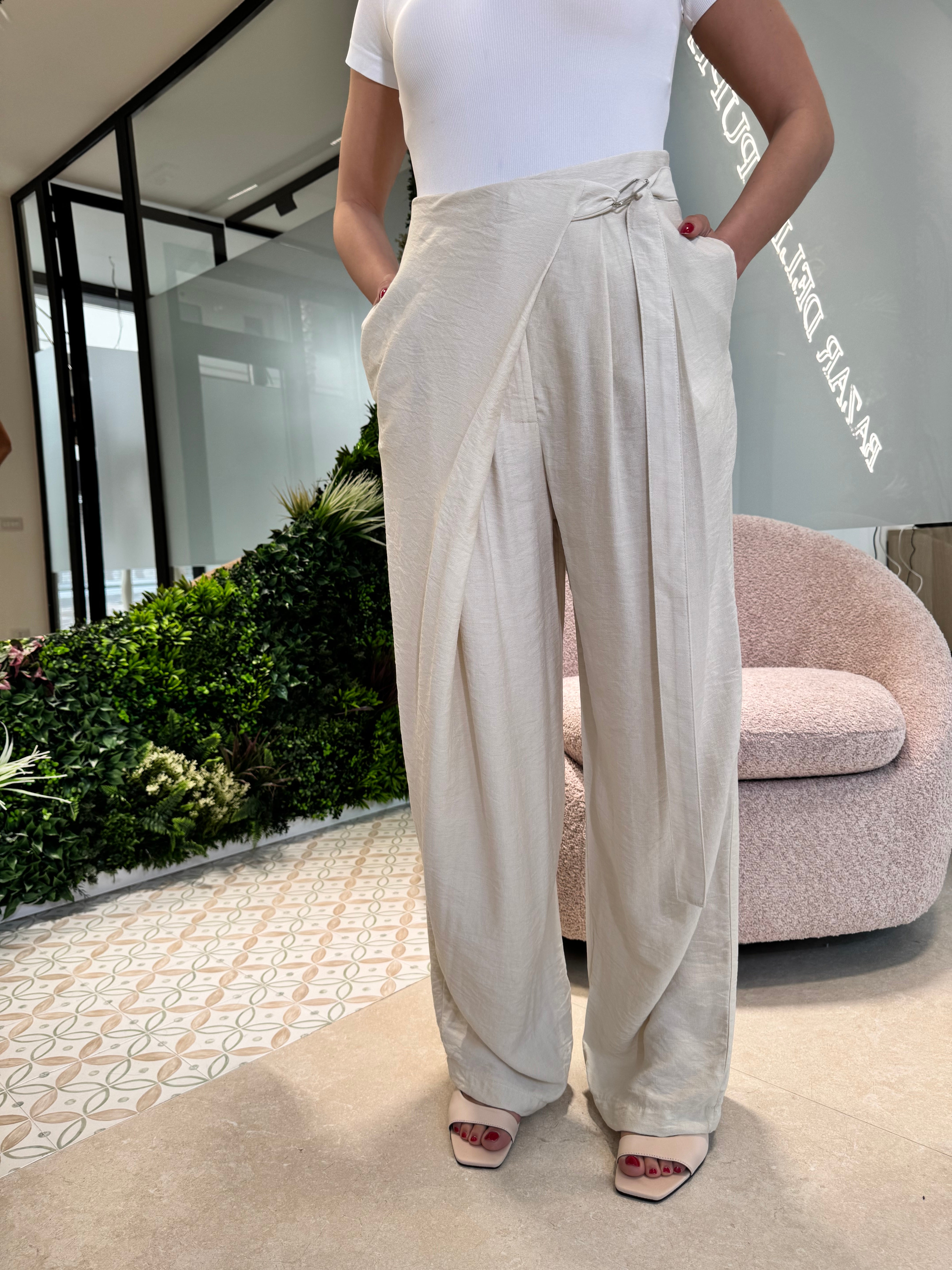 Pantalone lino Lumina