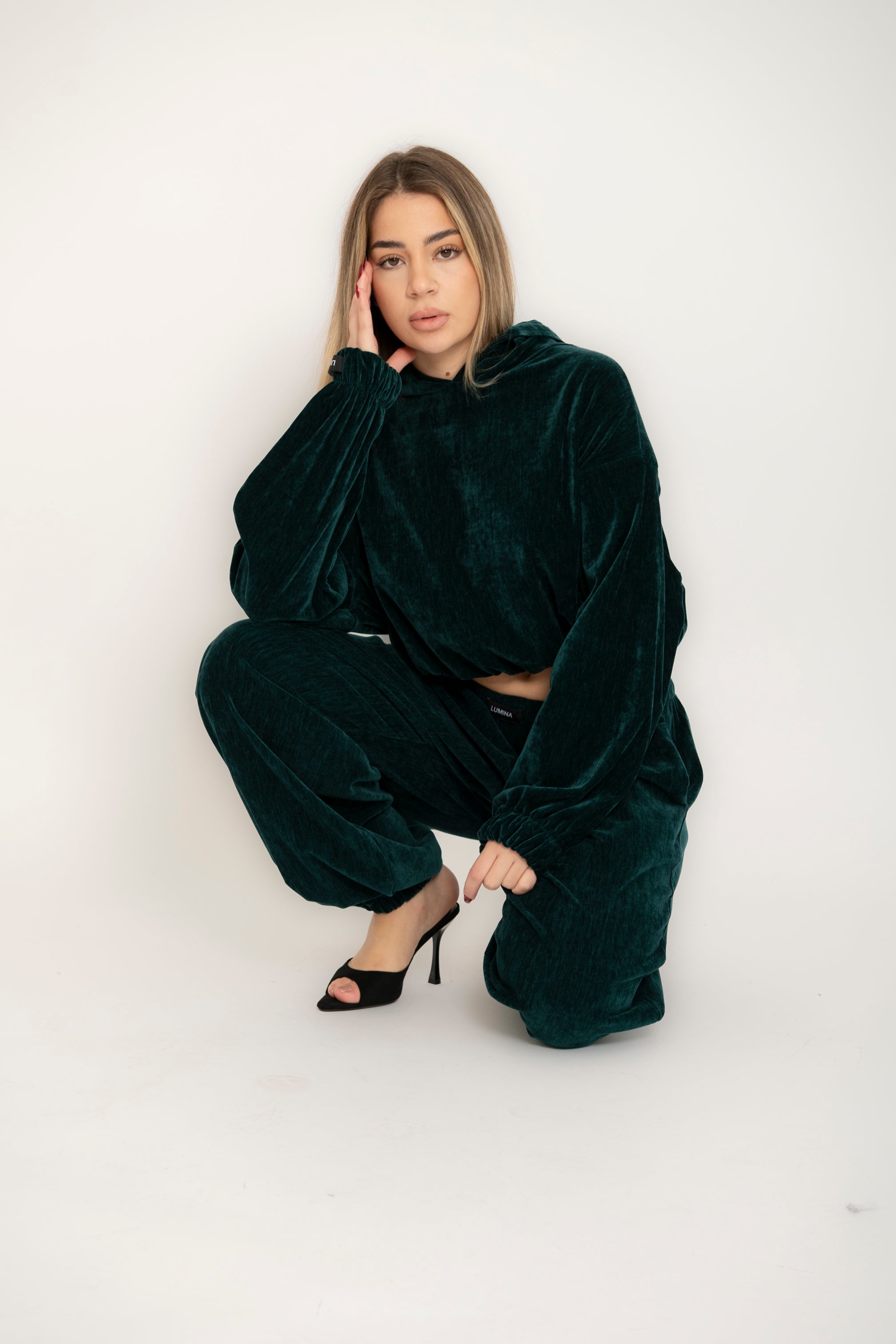 Cordset tuta Lumina velluto