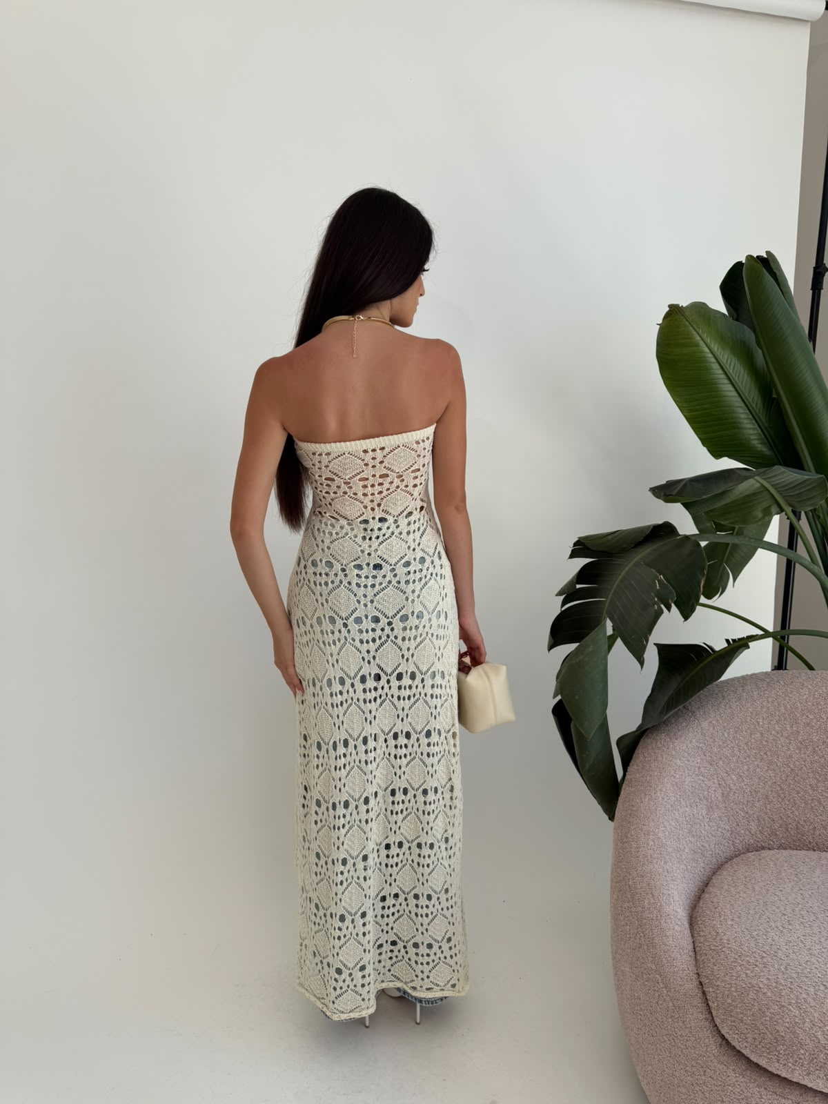 Top lungo crochet