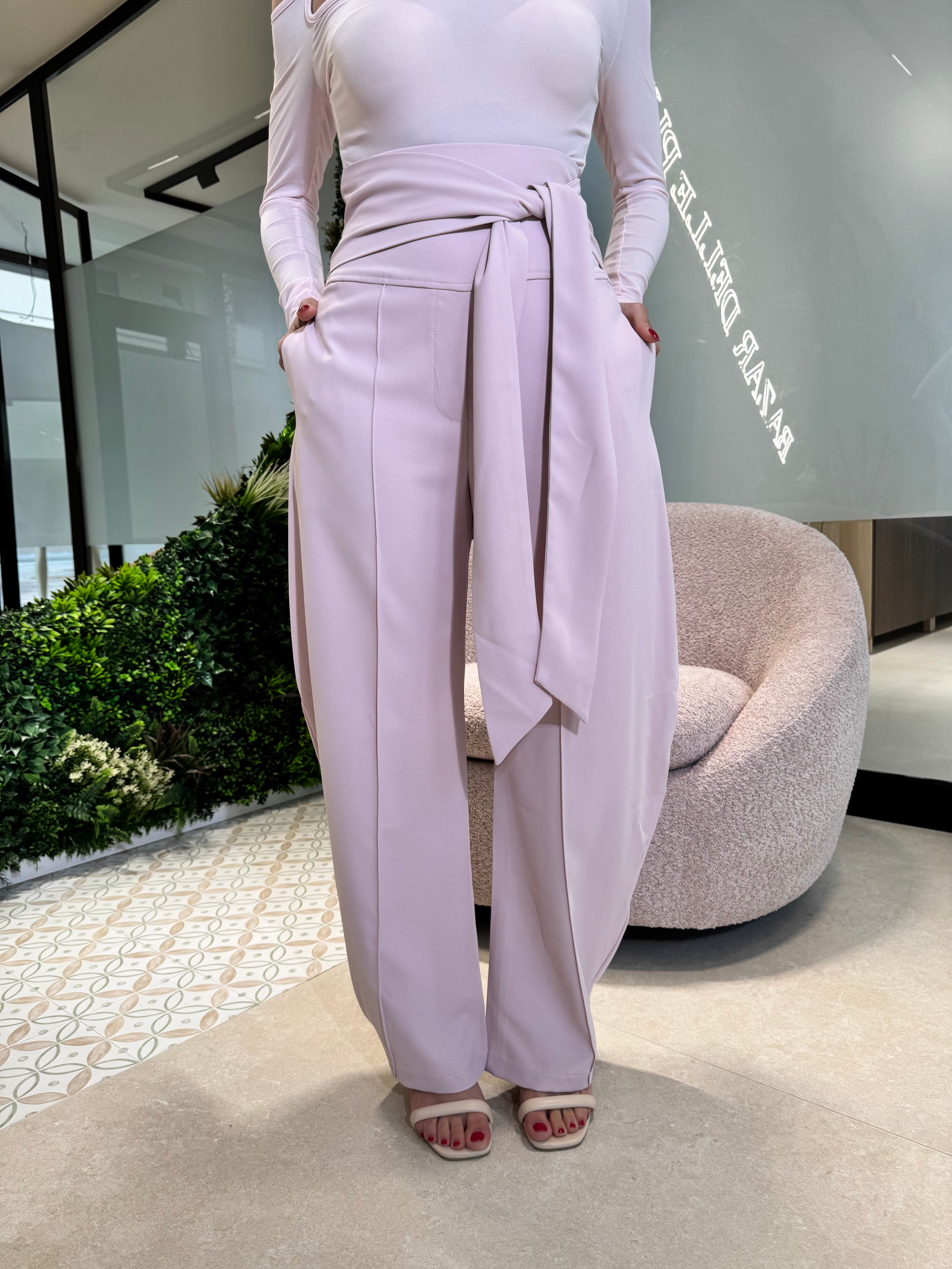 Pantalone ballon fiocco