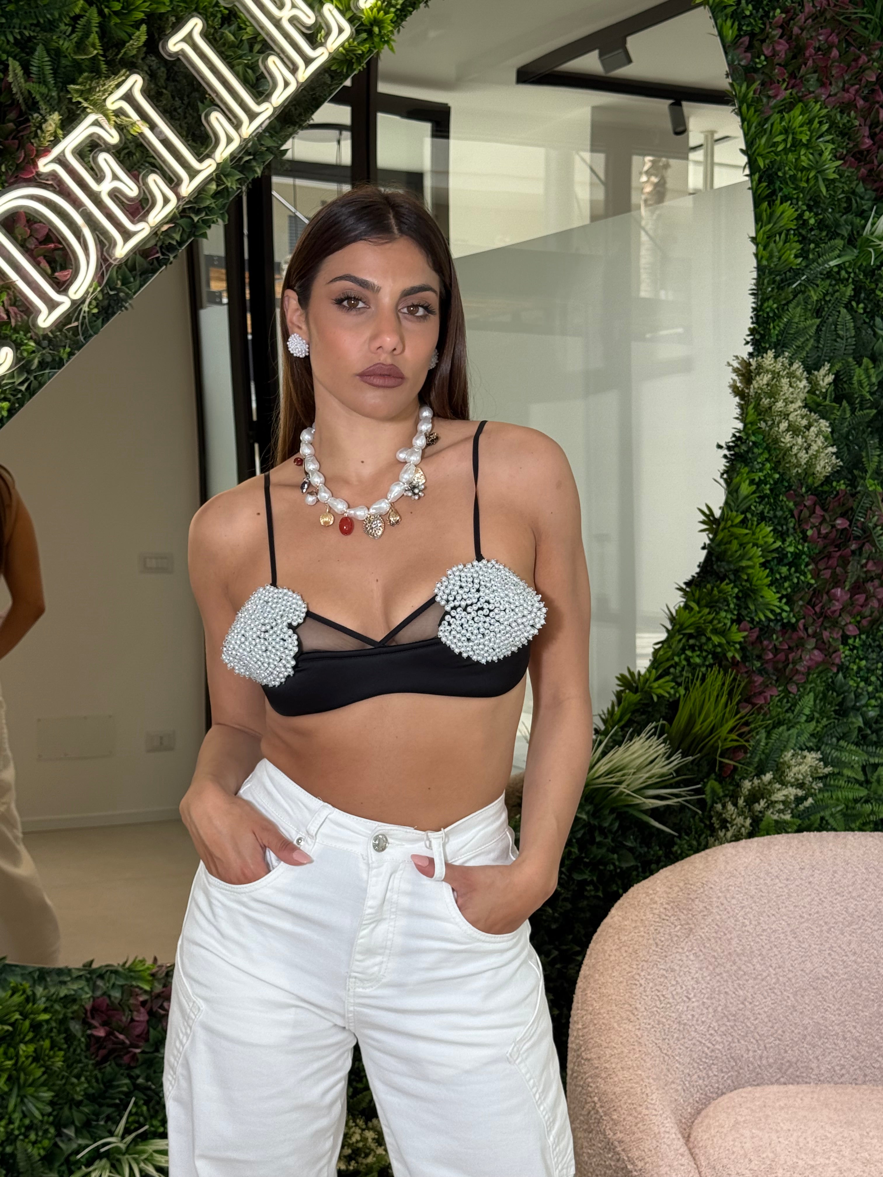 Bralette perle luxury