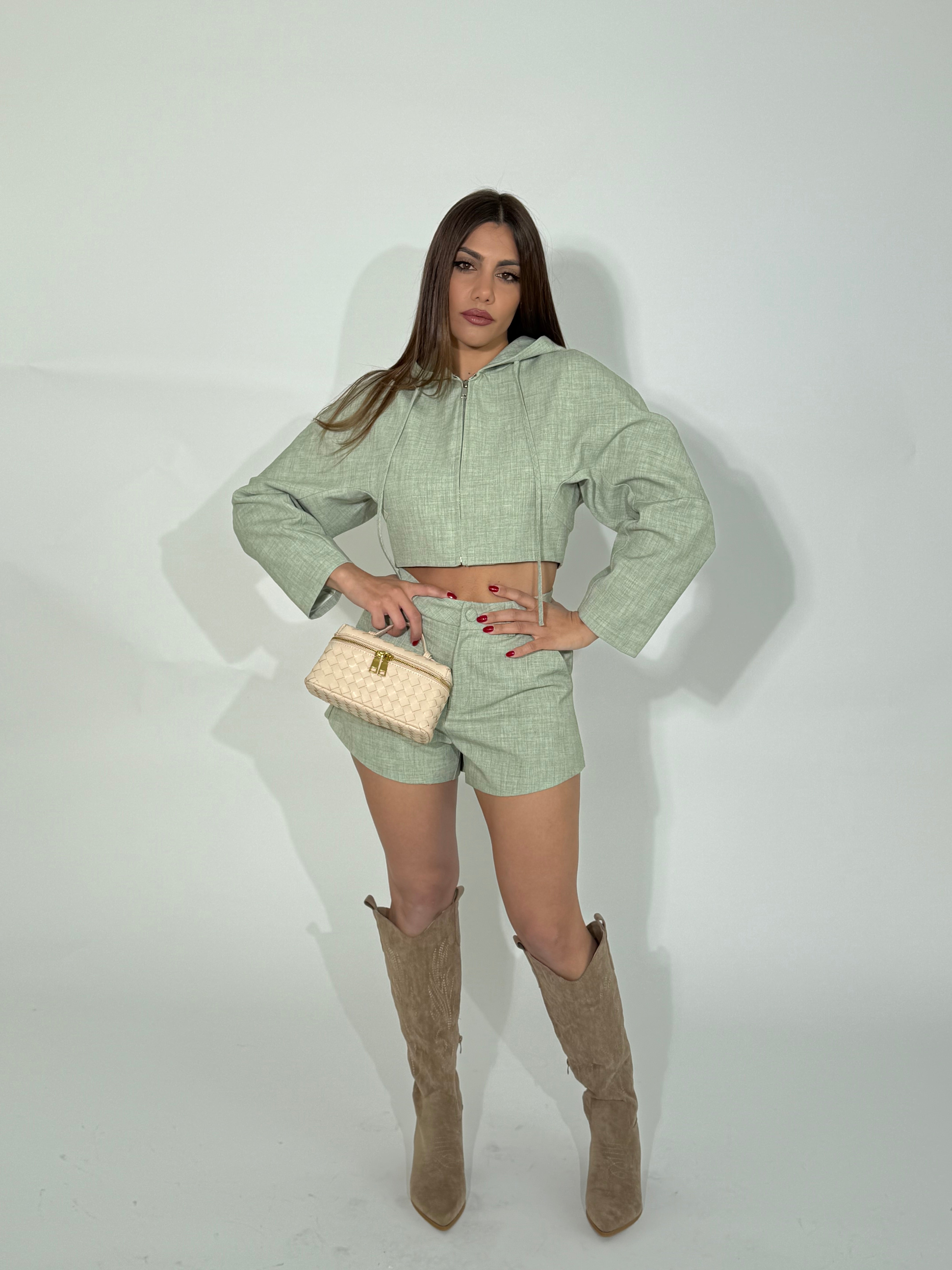 Cordset giubbino e pantaloncino