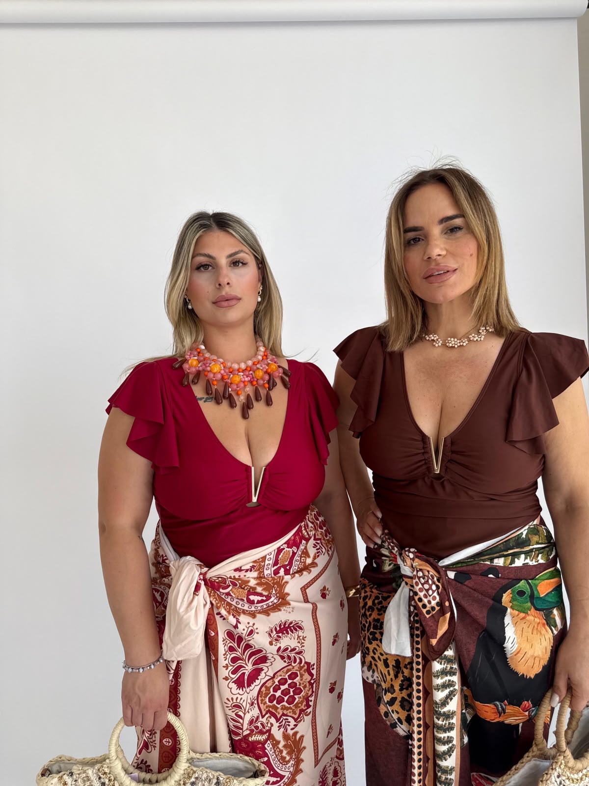 Bikini intero con scollo a V curvy