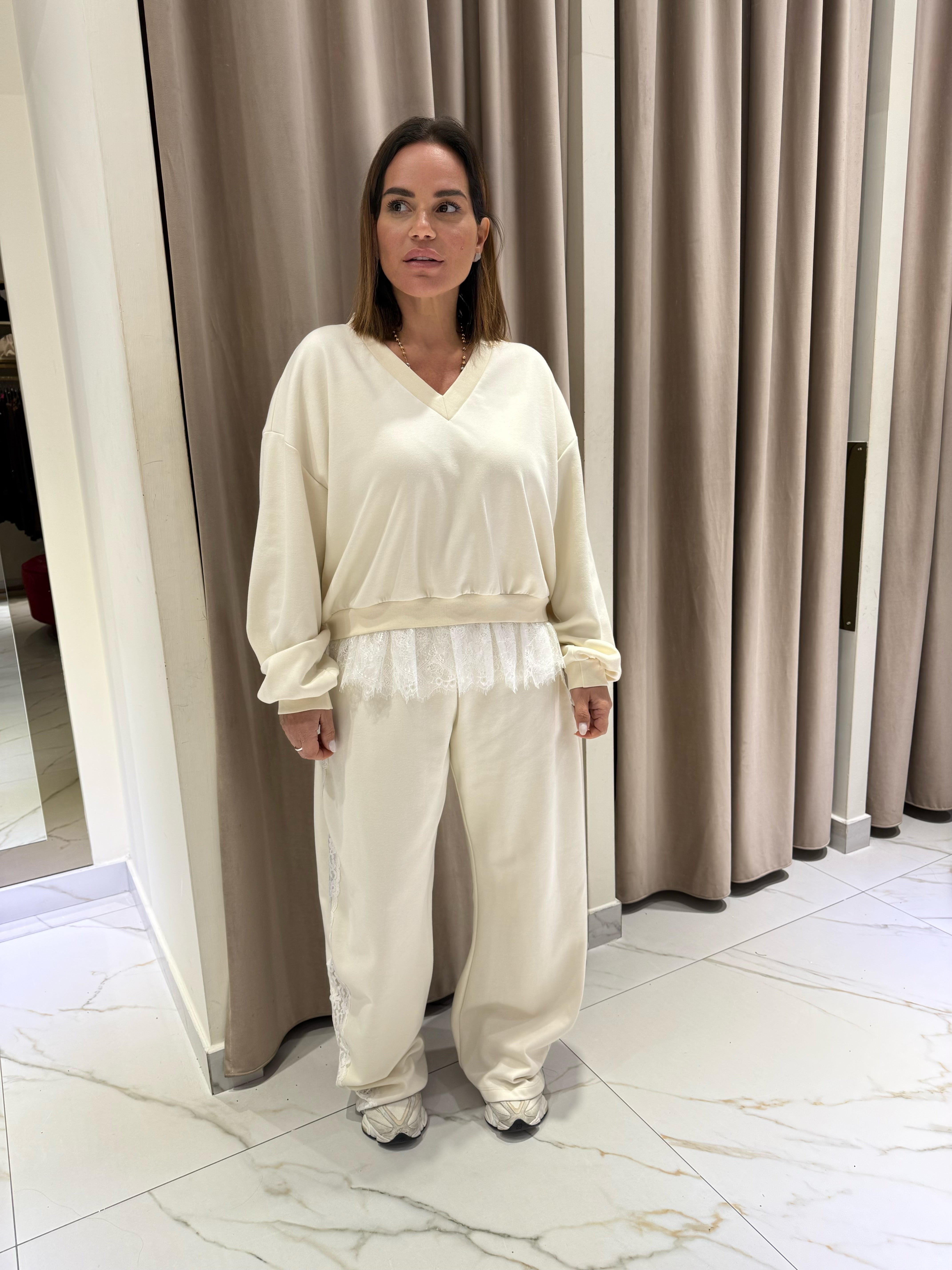 Cordset tuta in pizzo Lumina