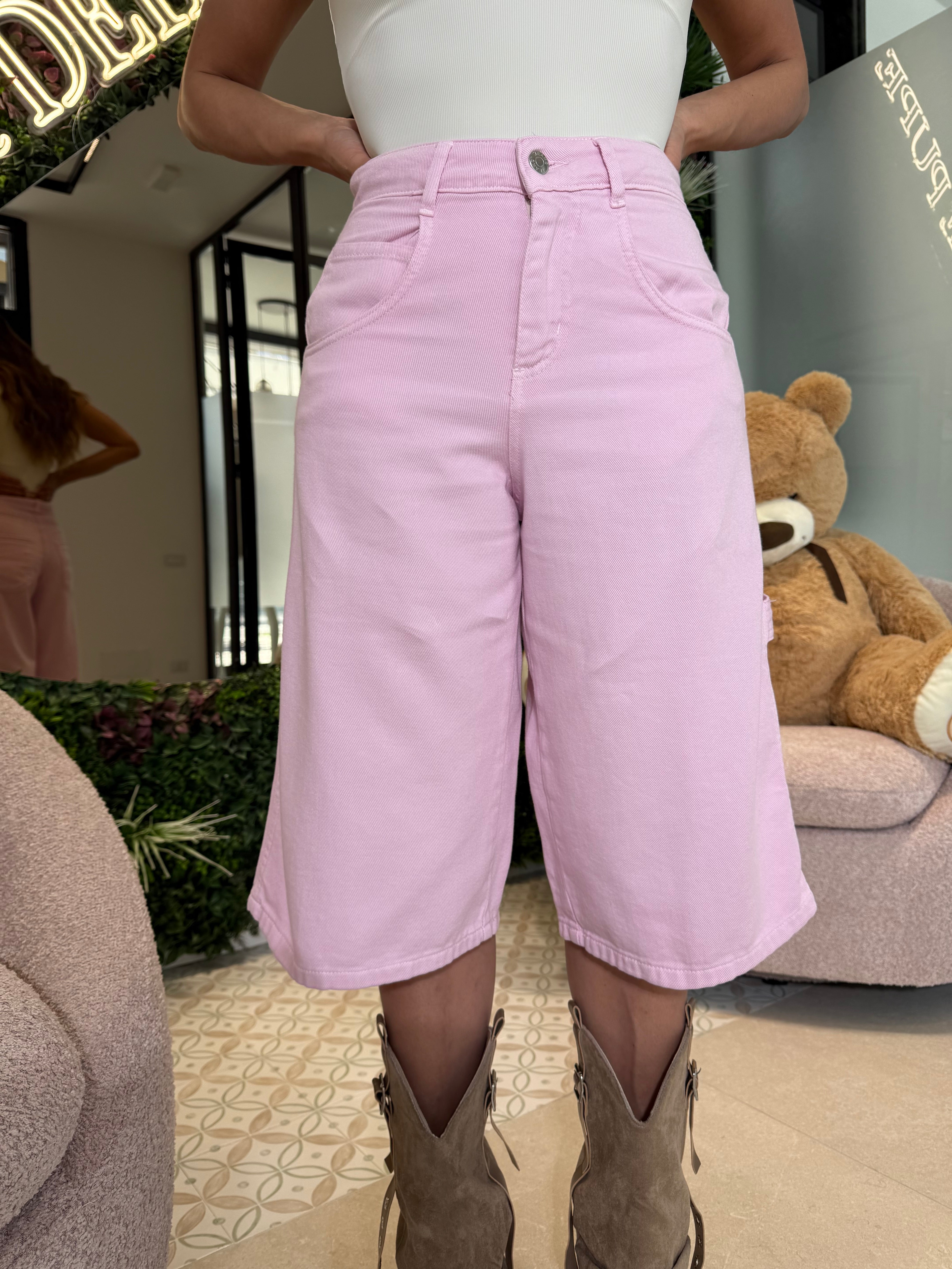 Bermuda ballon pink