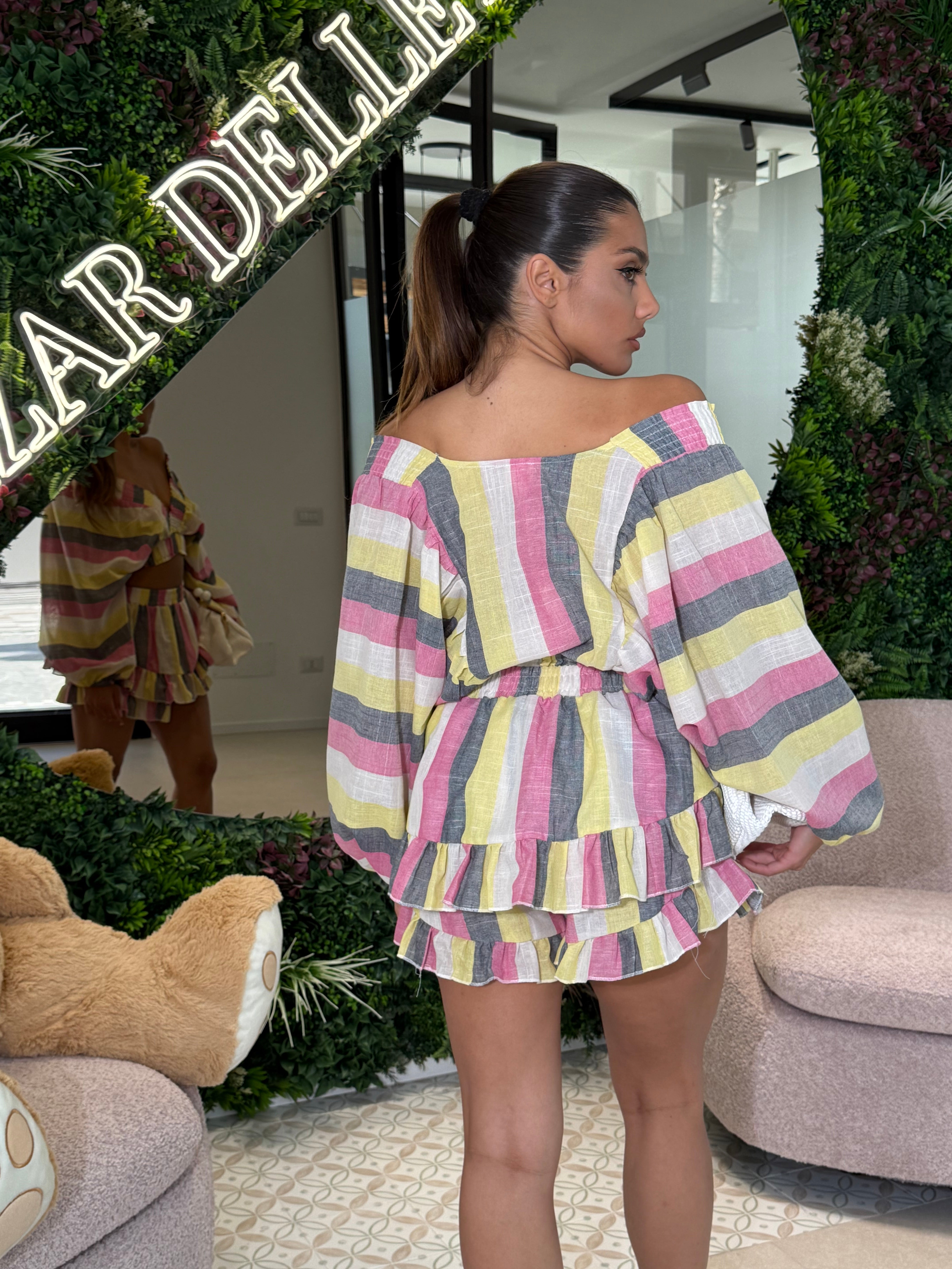 Cordset summer strisce
