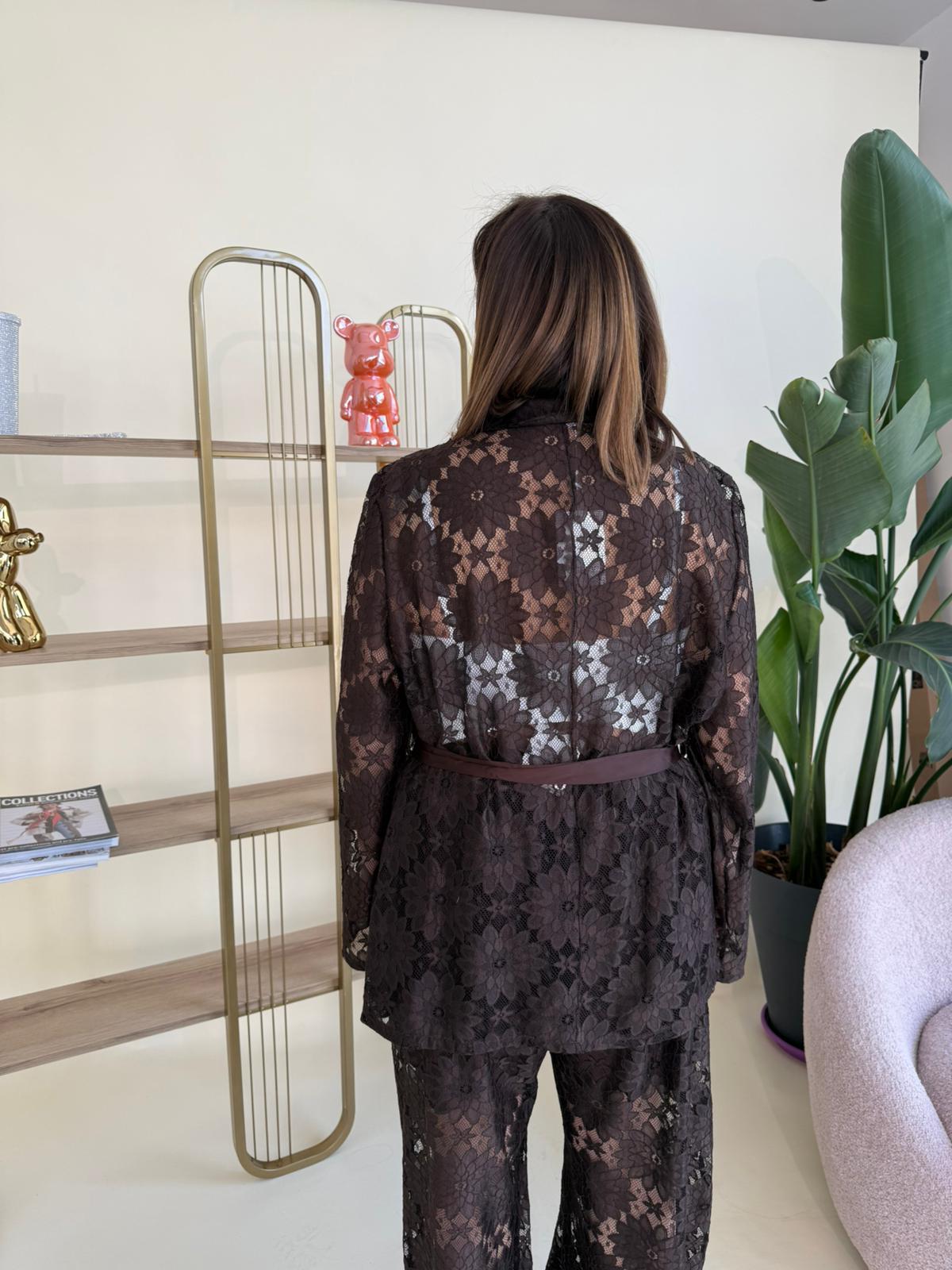 Tailleur merletto curvy