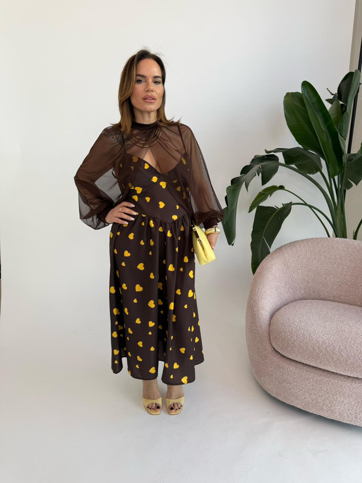 Abito cuori curvy