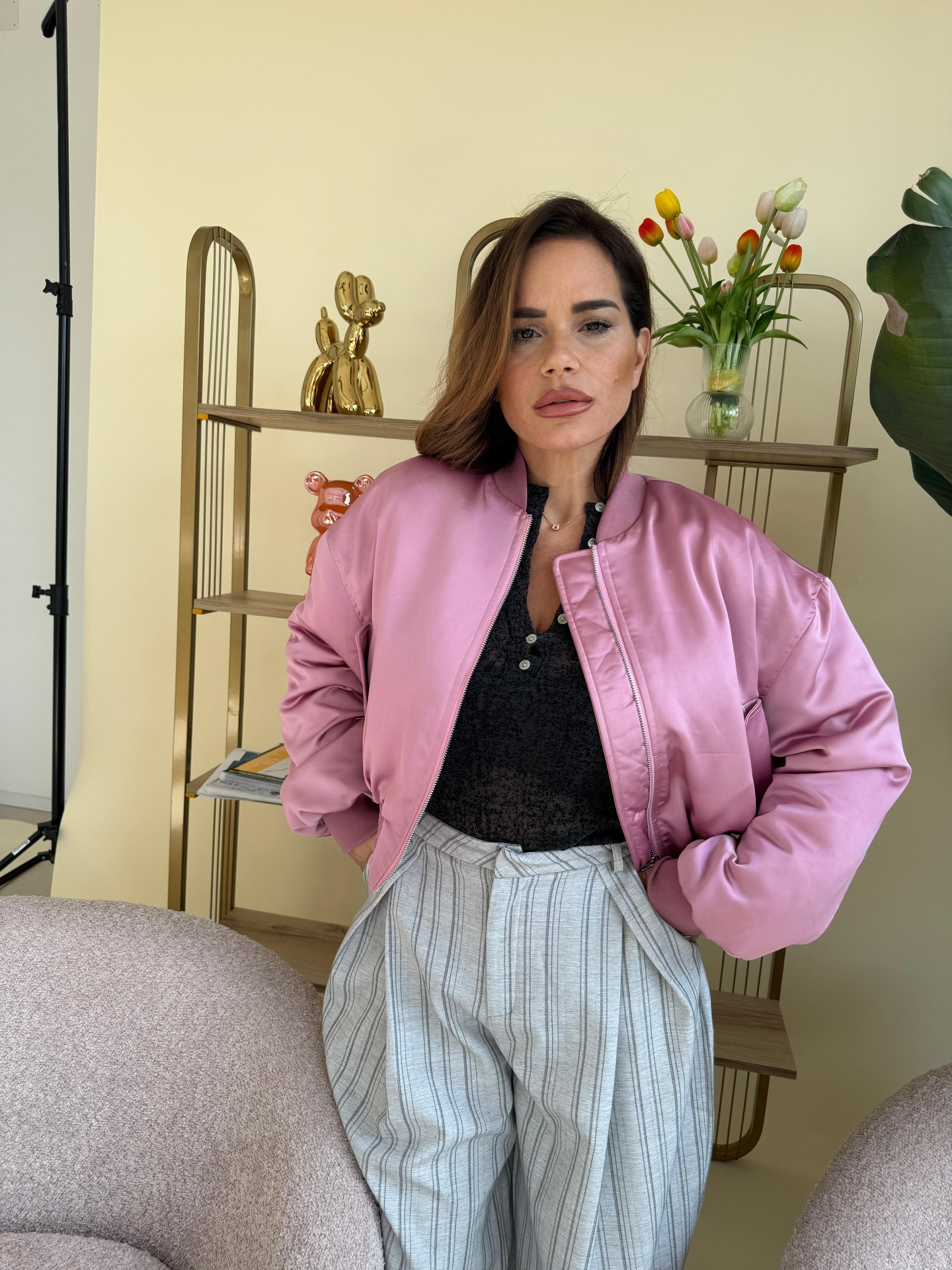 Bomber in raso by Lumina