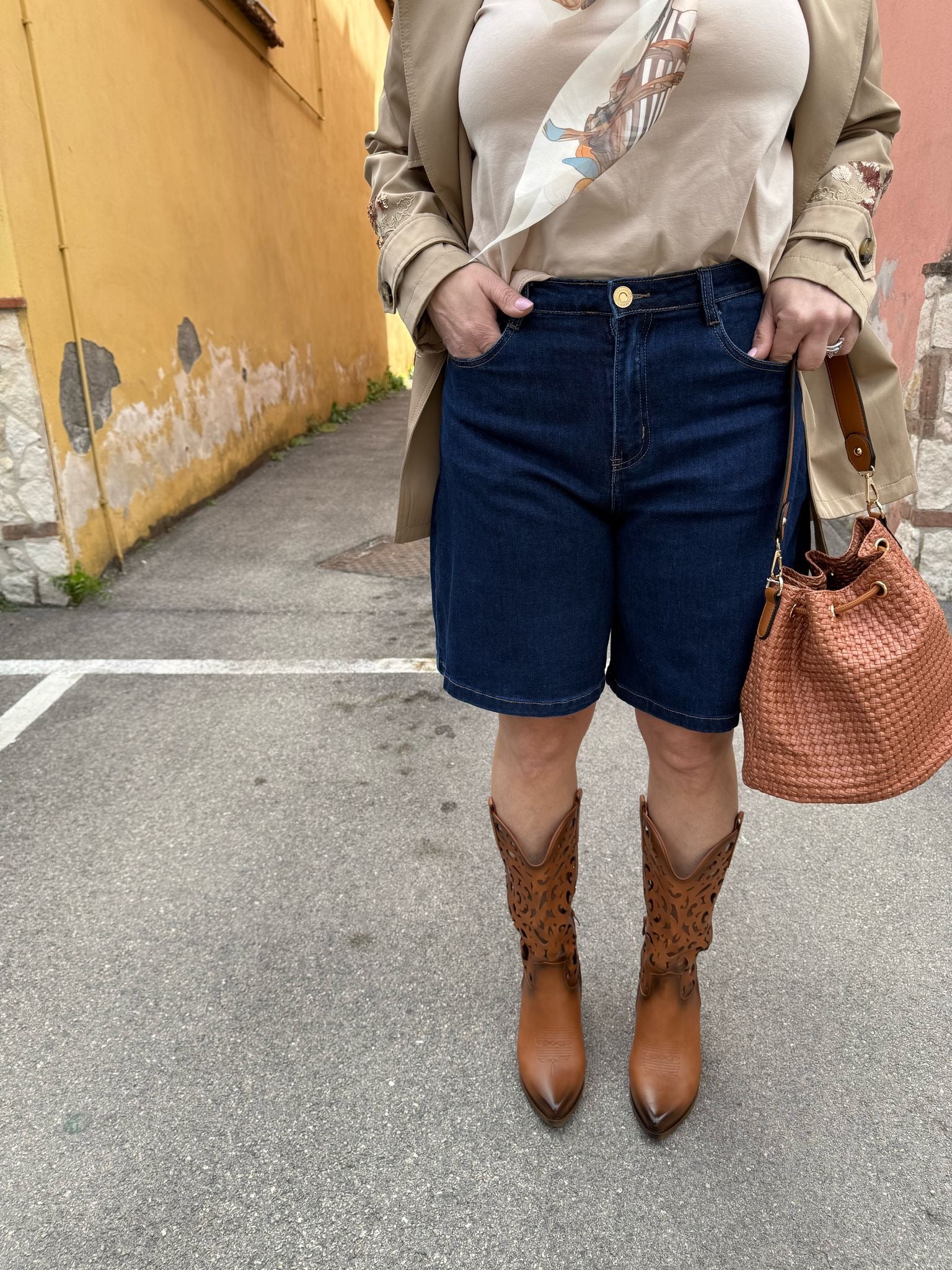 Bermuda denim curvy