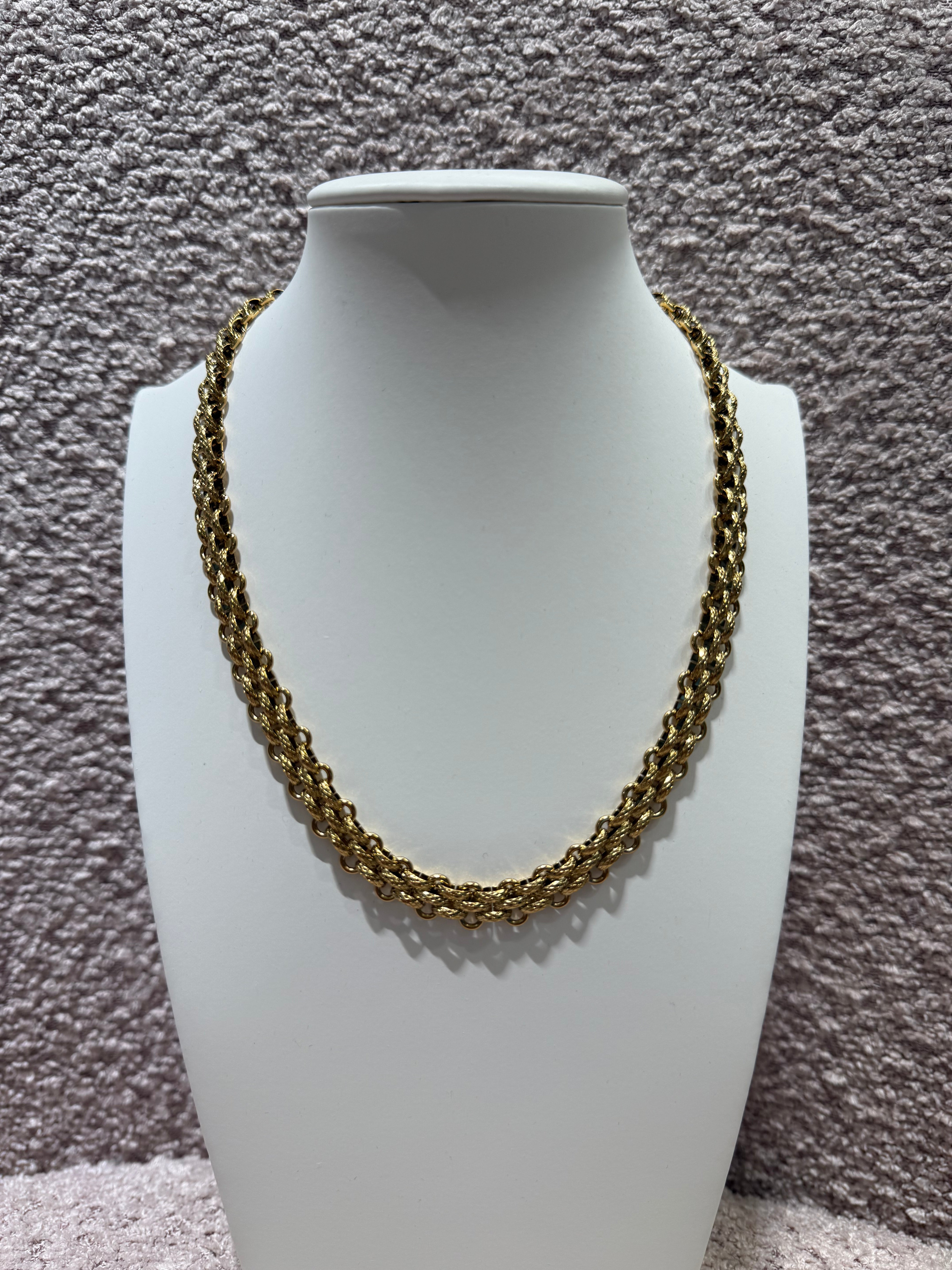 Collana maglia intrecciata