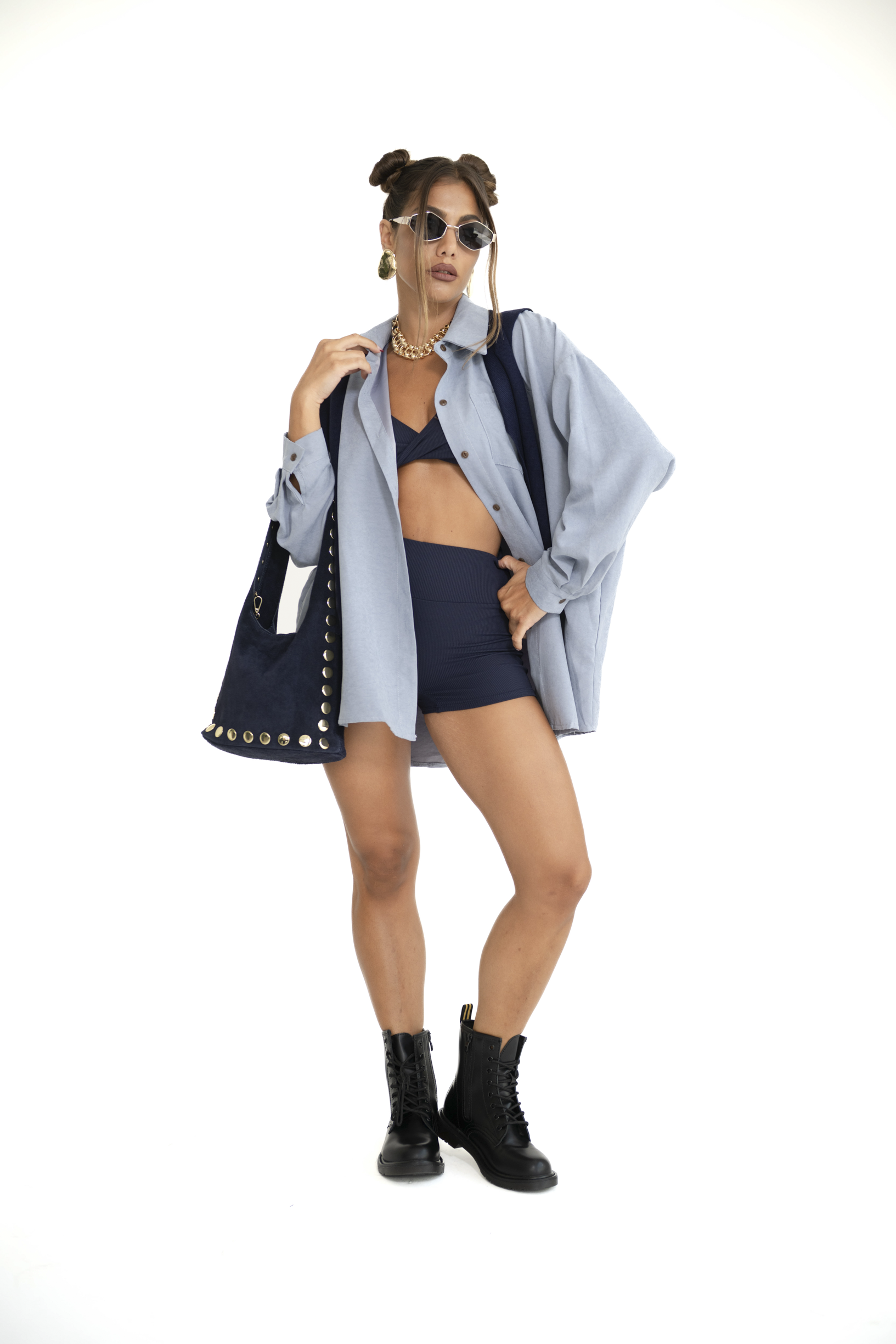 Camicia con coprispalle