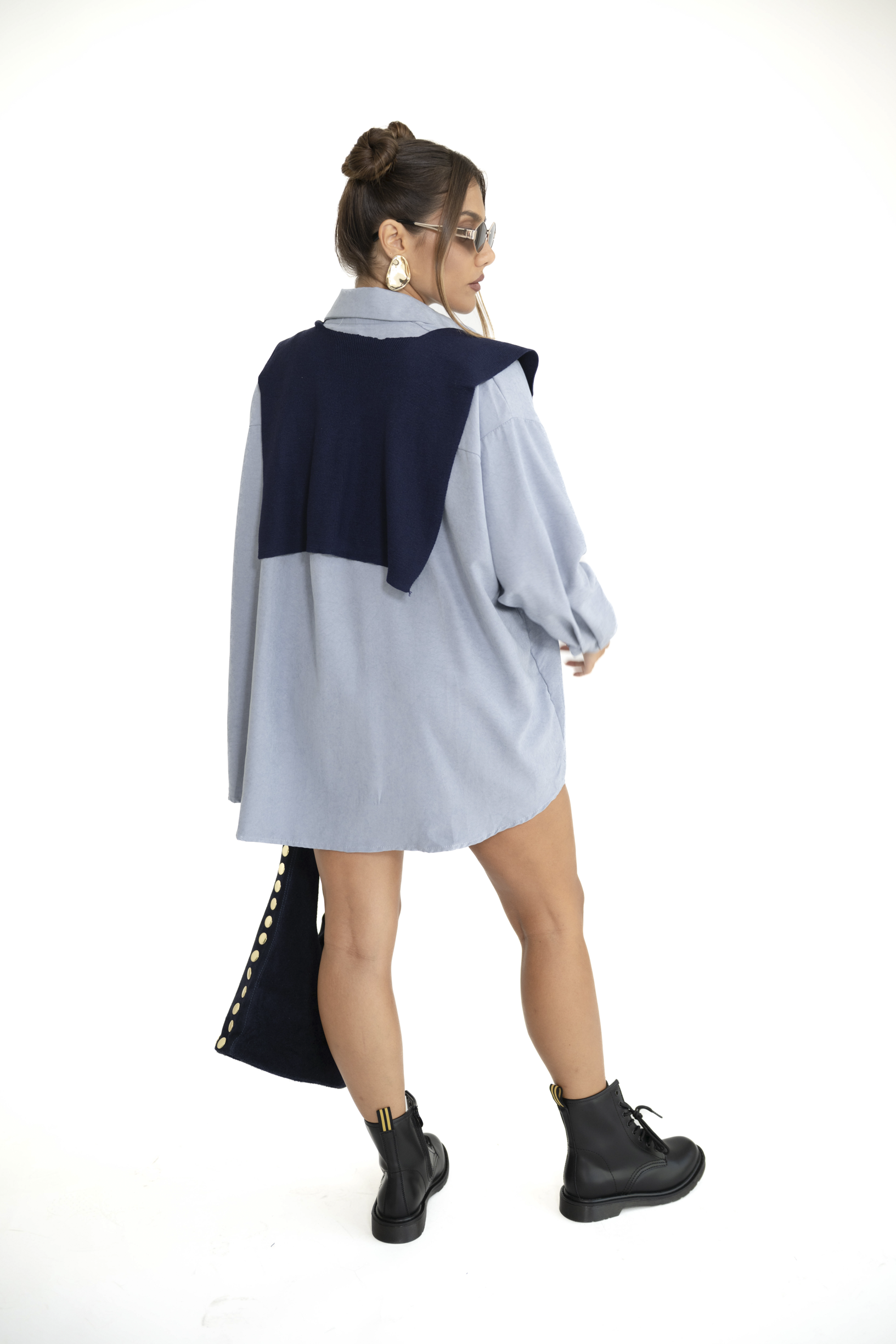 Camicia con coprispalle