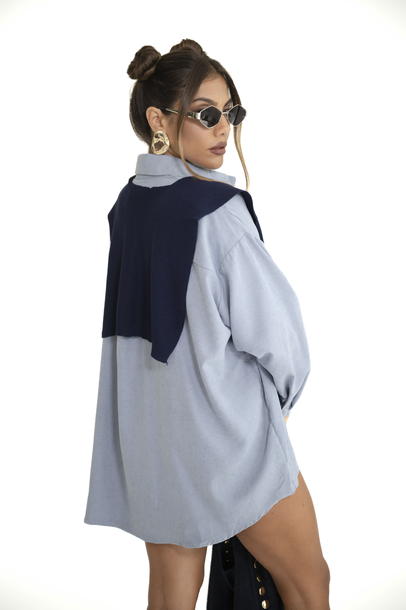 Camicia con coprispalle