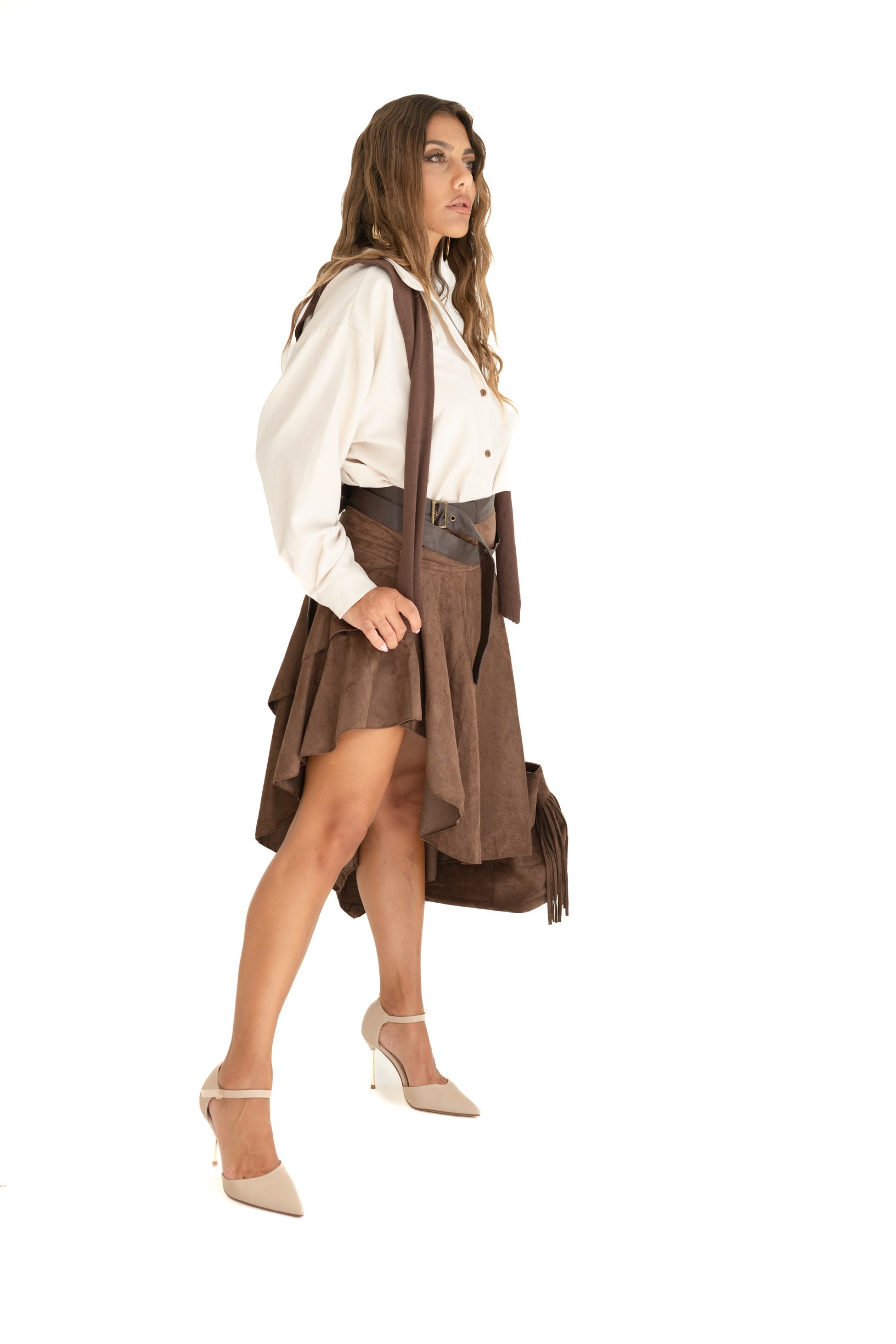 Camicia con coprispalle