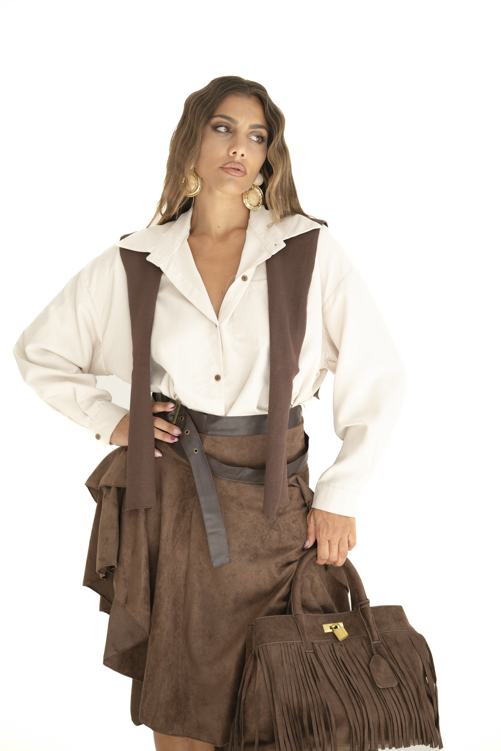 Camicia con coprispalle