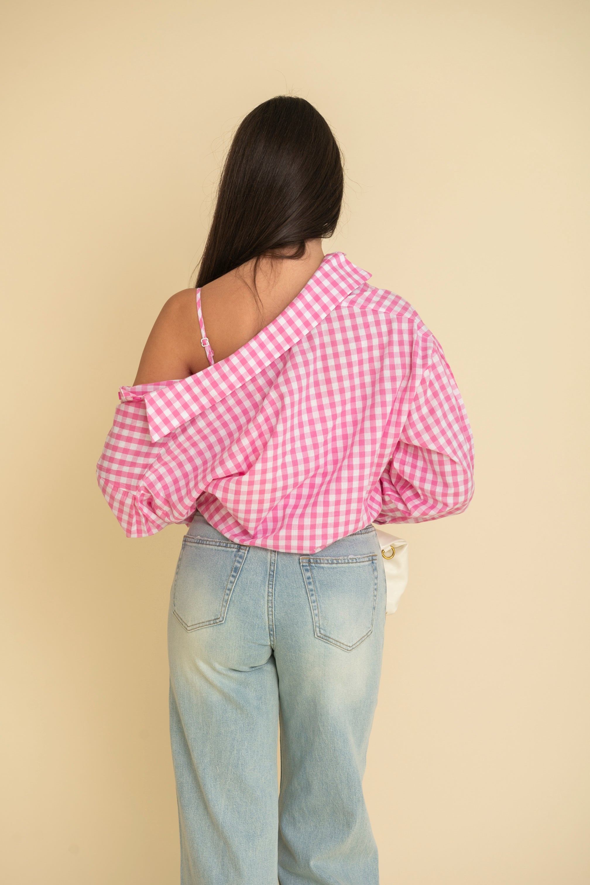 Camicia a quadri con top