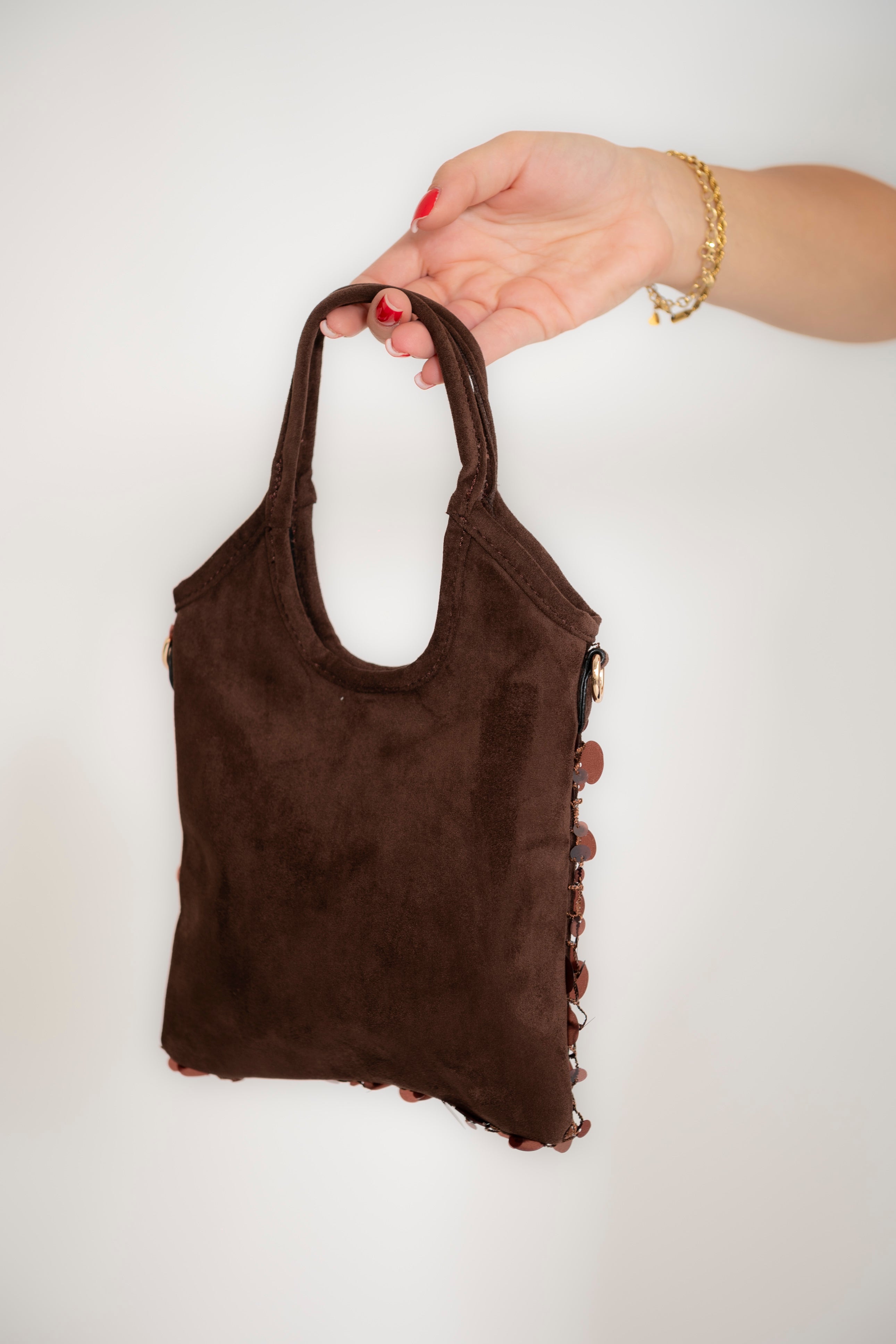 Borsa mini paillettes