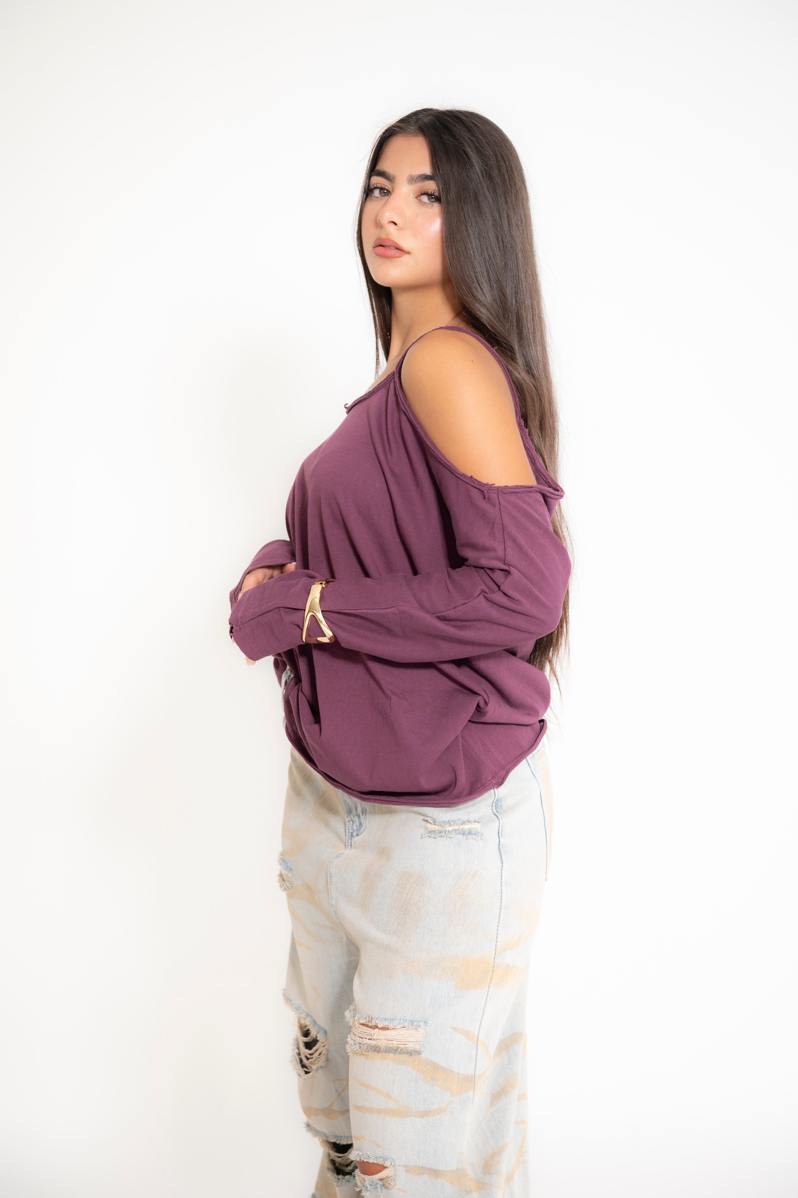 Maglia con spalla scoperta