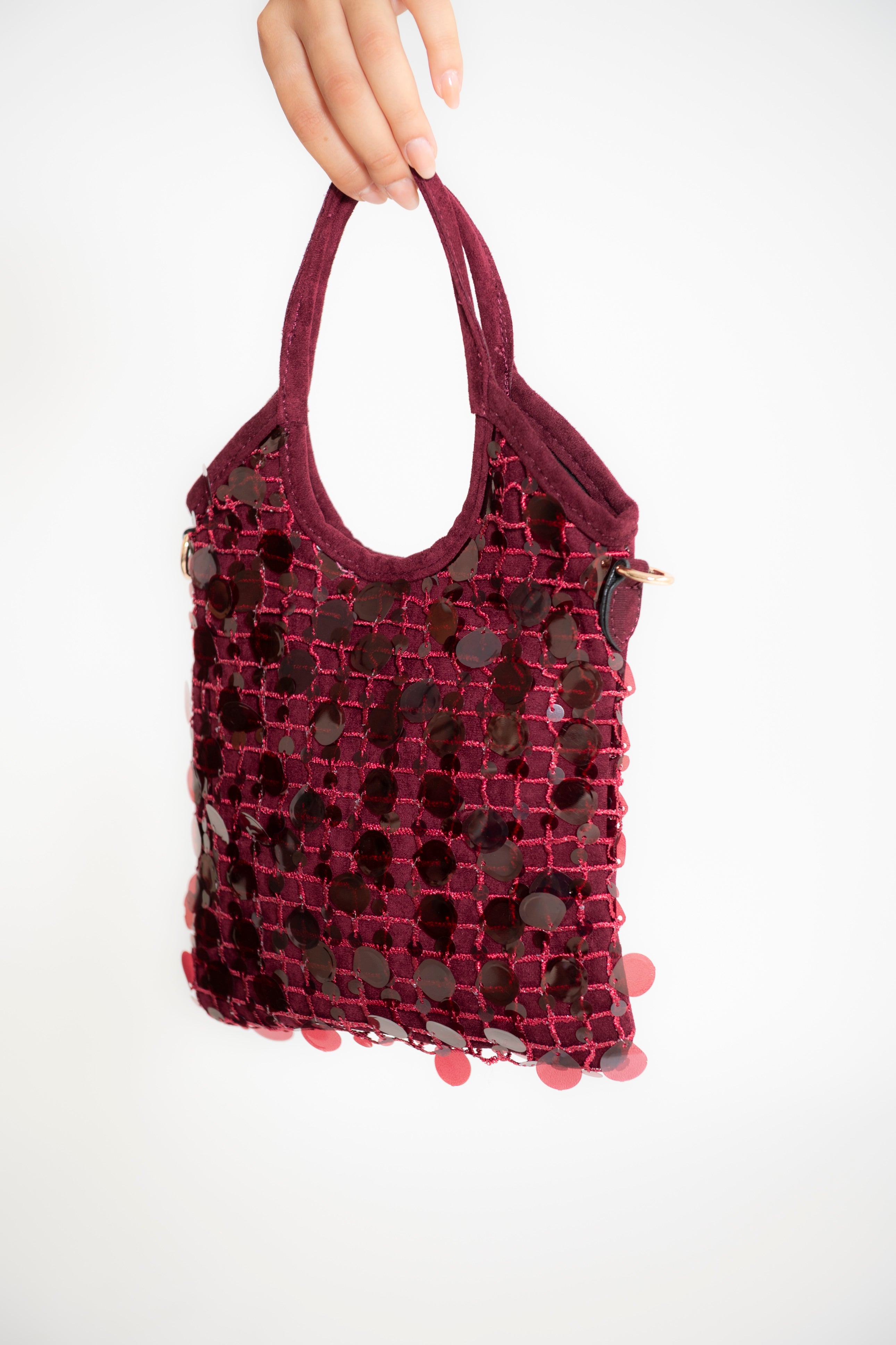 Borsa mini paillettes