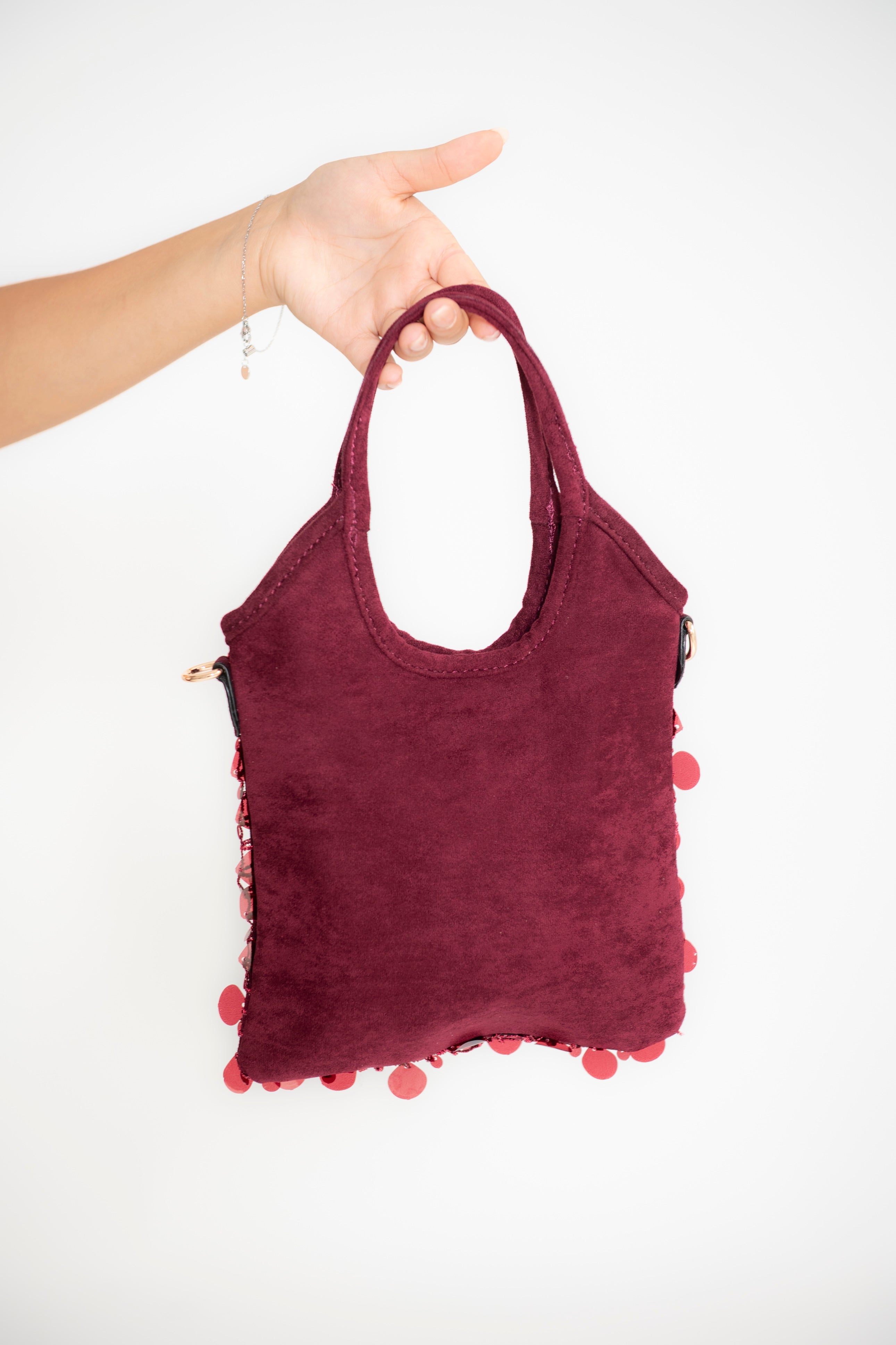 Borsa mini paillettes