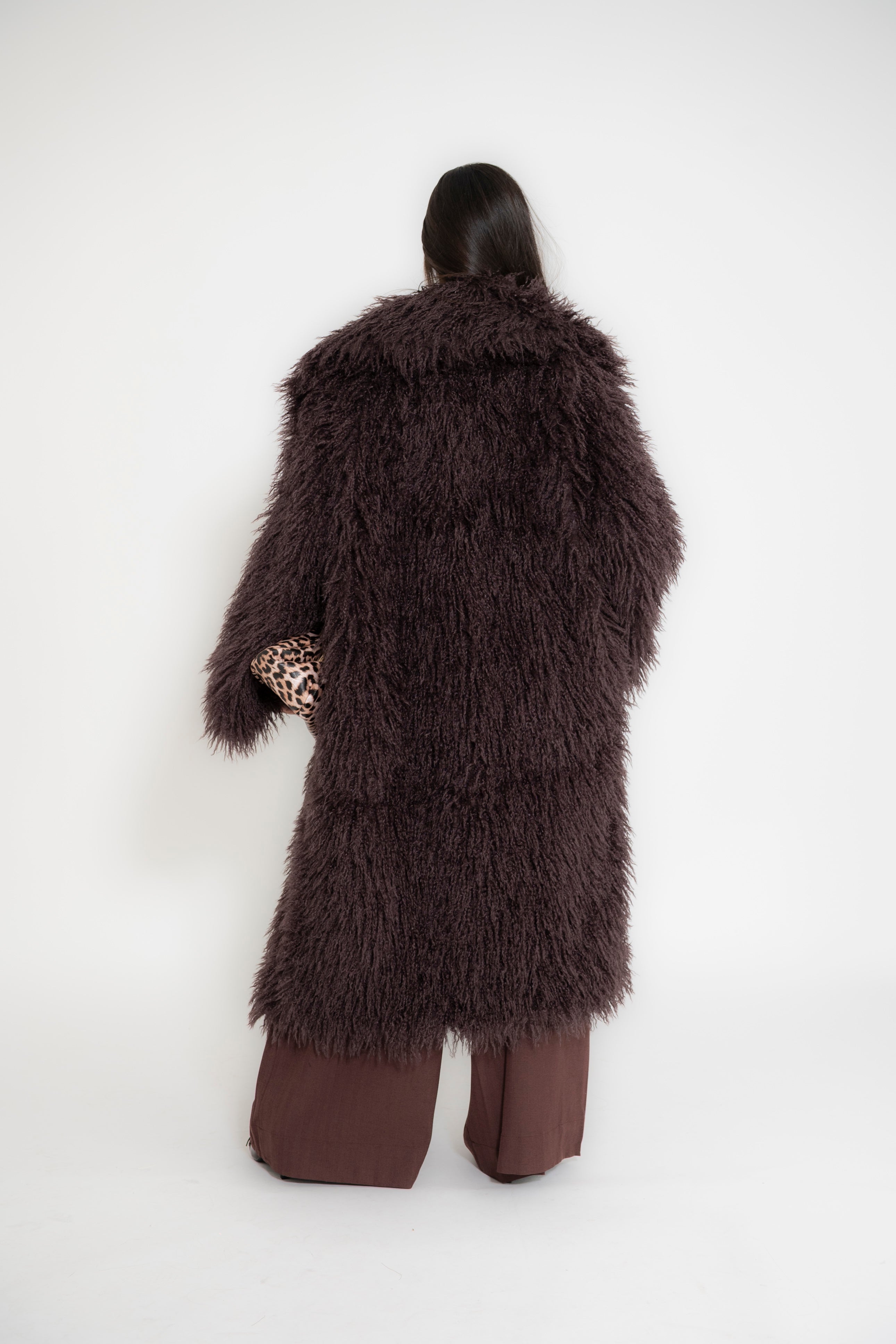 Pelliccia lunga teddy
