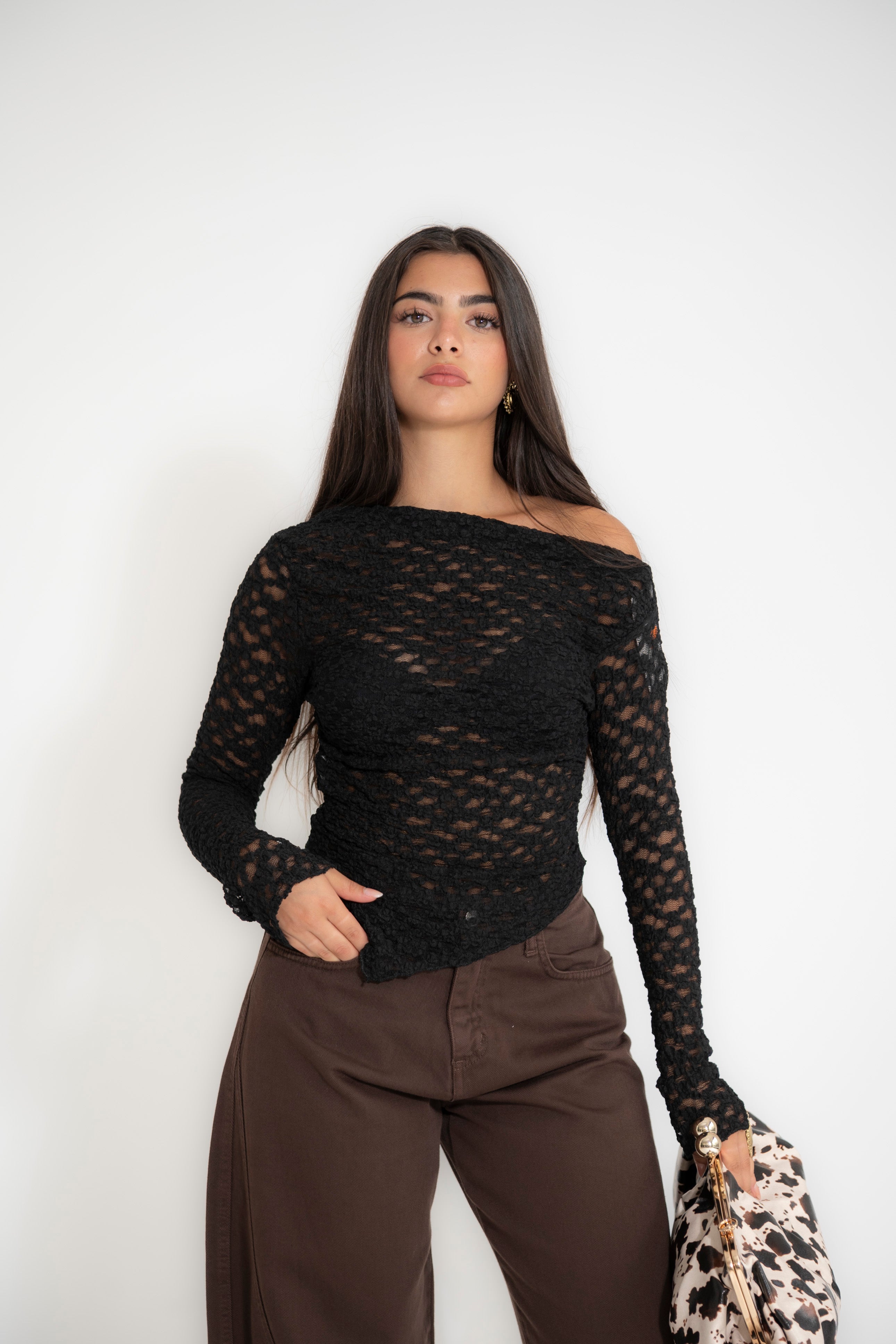 Maglia kim fiori micro