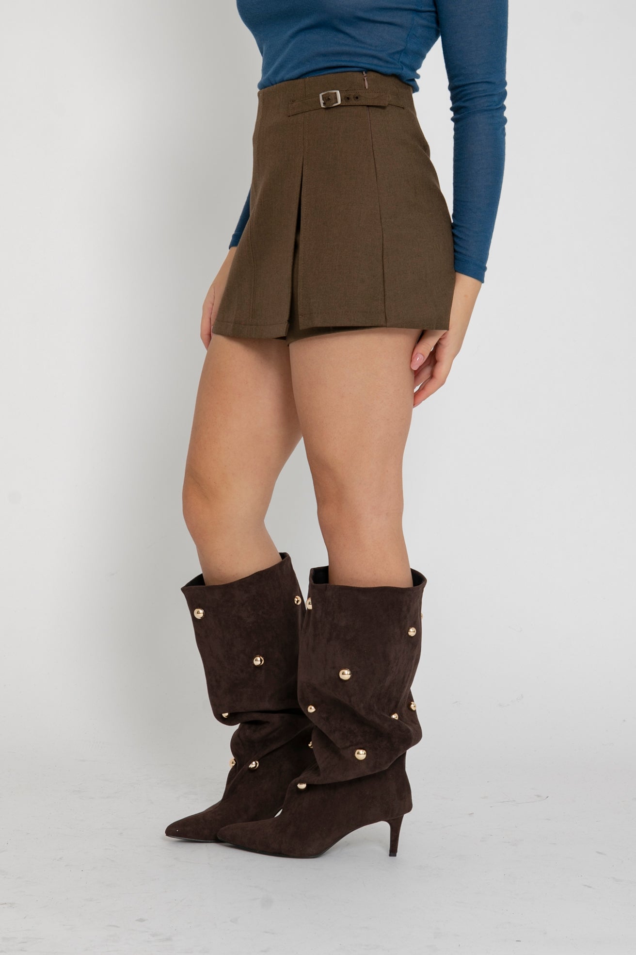 Pantagonna con cinturino laterale