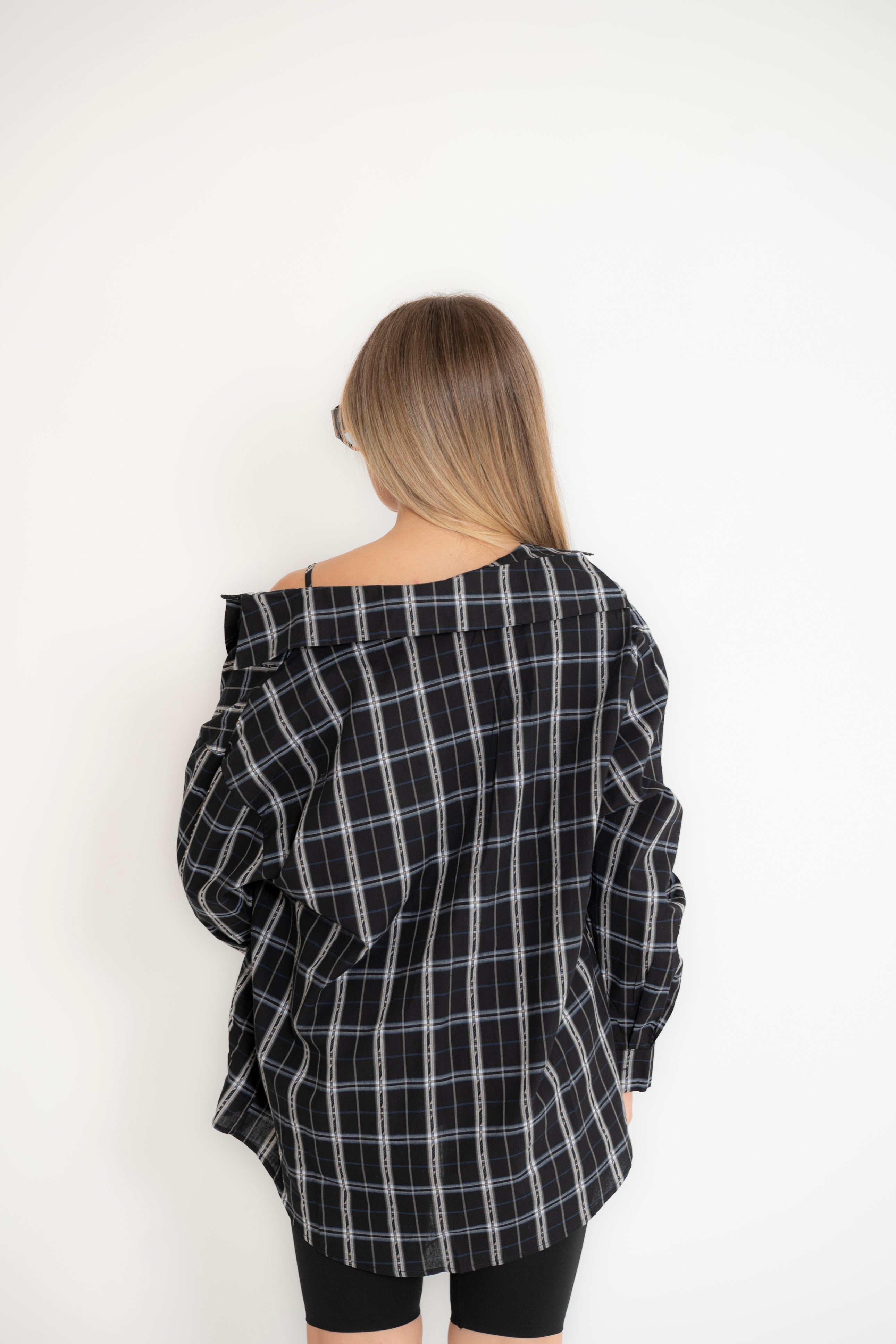 Camicia a quadri con top