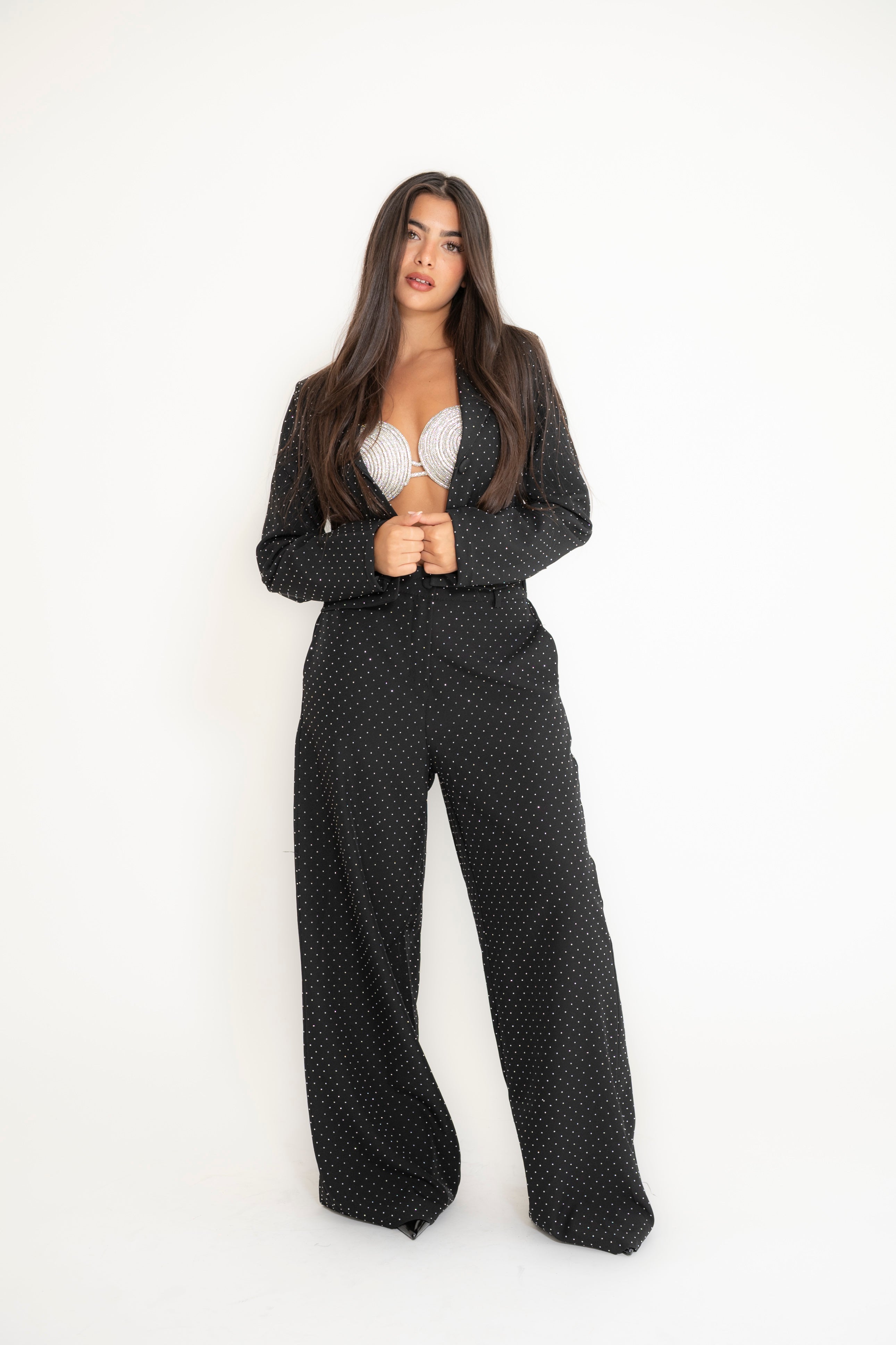Tailleur strass